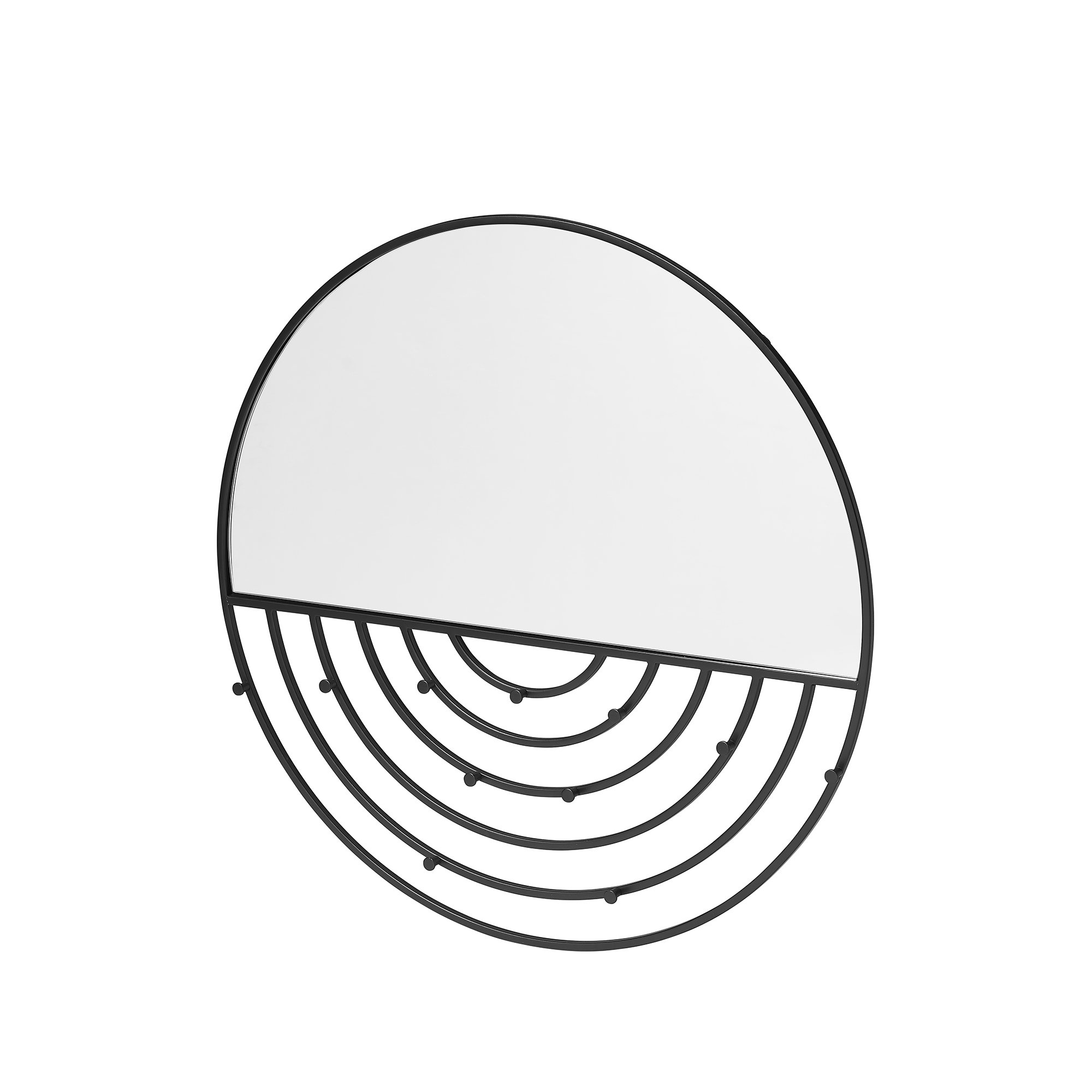 AllModern Round Metal Wall Mirror Wayfair