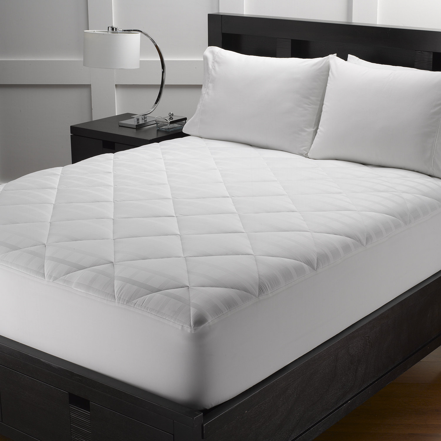 White Noise Marview Down Alternative Mattress Pad & Reviews Wayfair