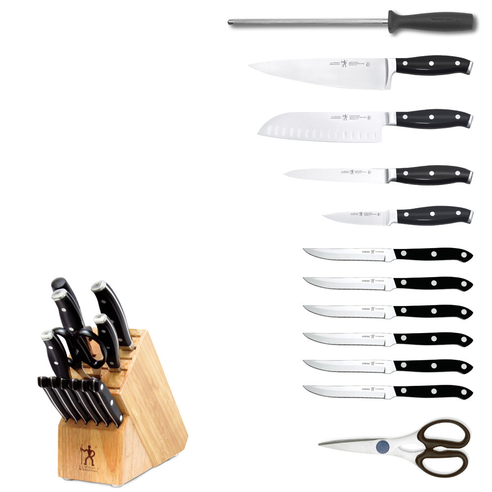 Henckels Premio 13 Piece Knife Block Set & Reviews Wayfair