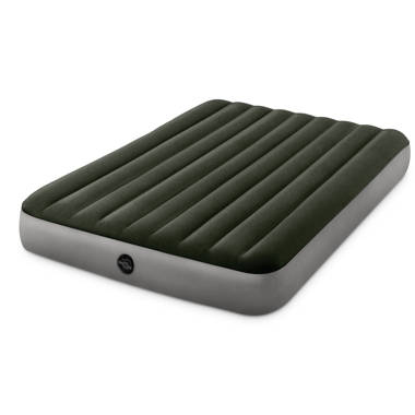 Twin 39"x75"x9" Intex Downy Airbed with Built-in Foot Pump 
