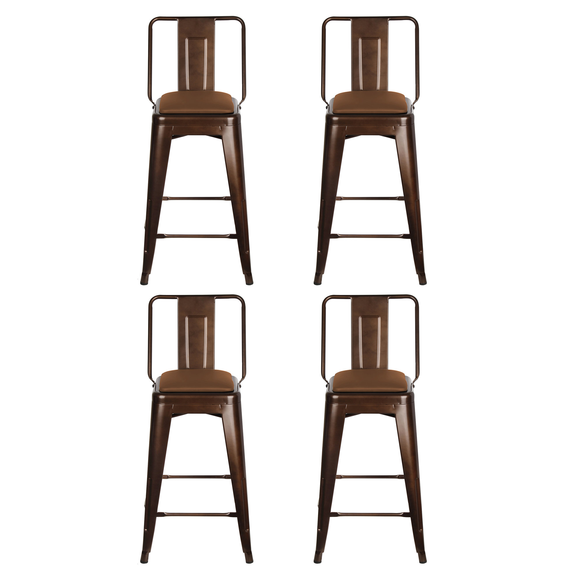 Williston Goebel 24'' Square Bar Stool Wayfair