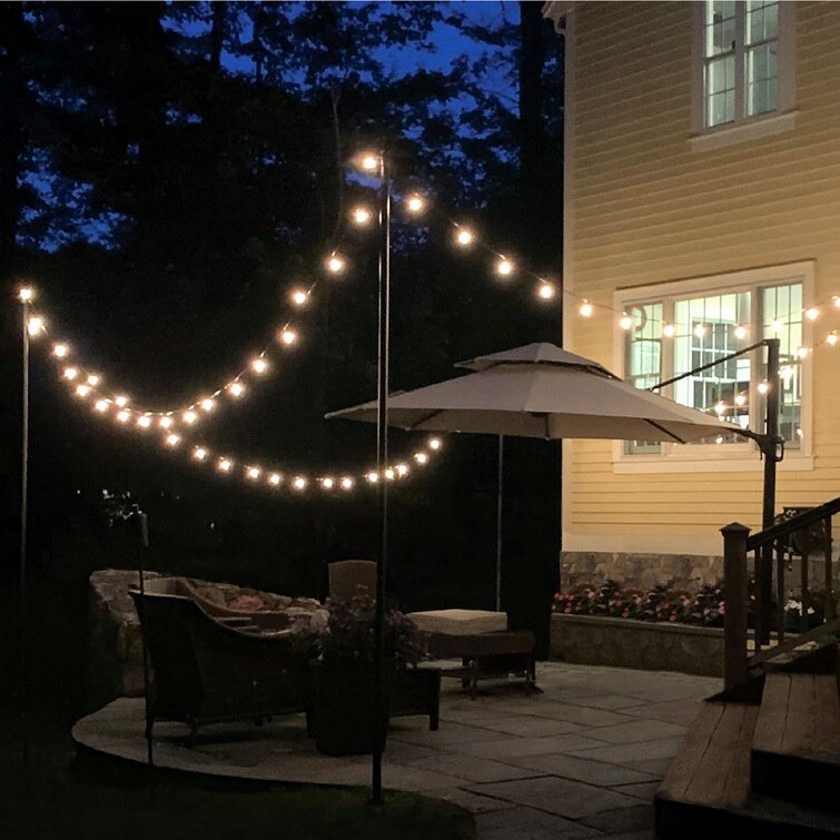 Excello Global Products Bistro String Light & 100 ft of String Lights Reviews Wayfair