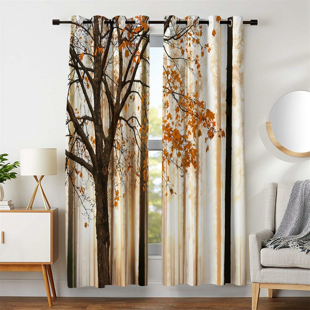 2 Panels Grommet High Blackout Thermal Bedroom Window Curtain Drapes 63" 84"L 