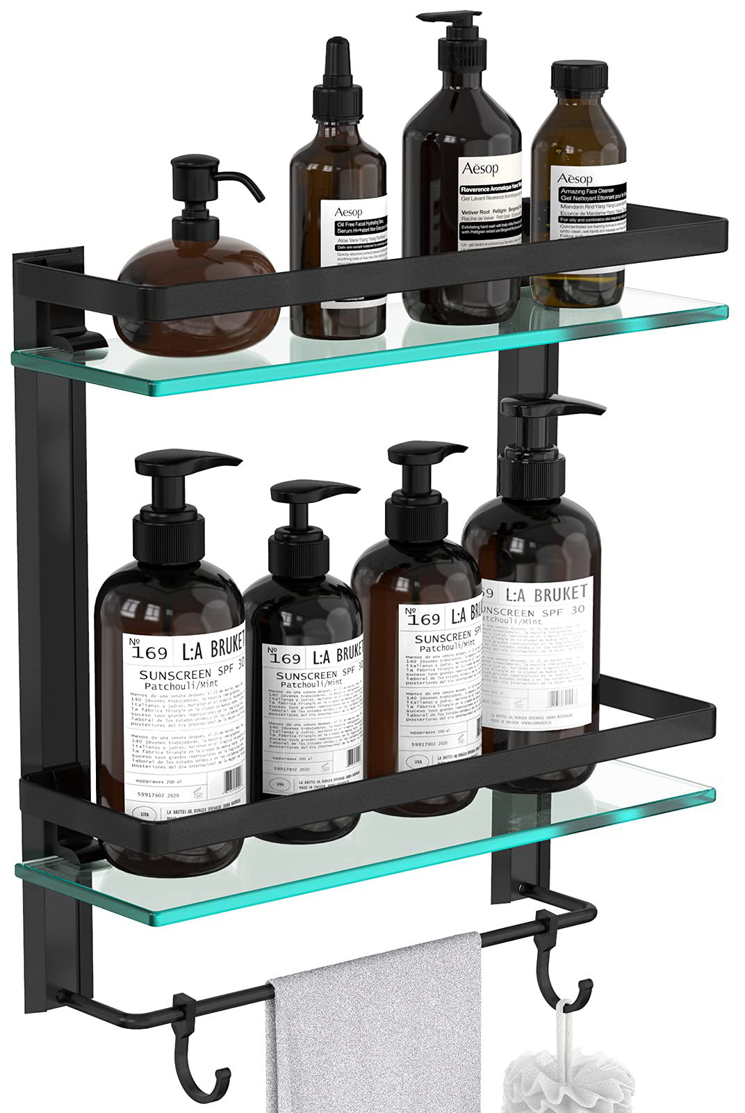 Ebern Designs Donnia Drill & Screw Mount Shower Shelf | Wayfair