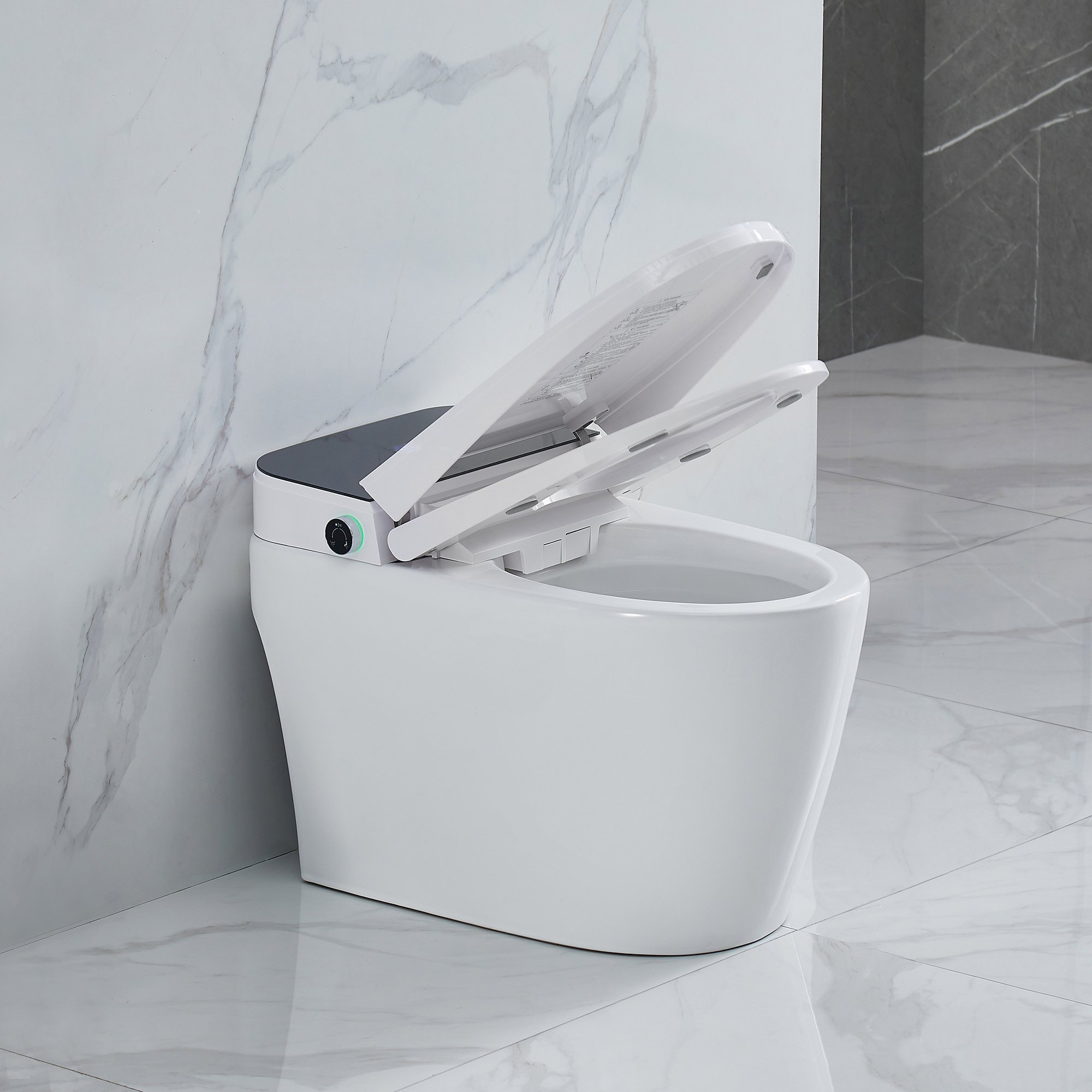 BCAN 1.28 Gallons Per Minute GPF Elongated Comfort Height Floor Mounted