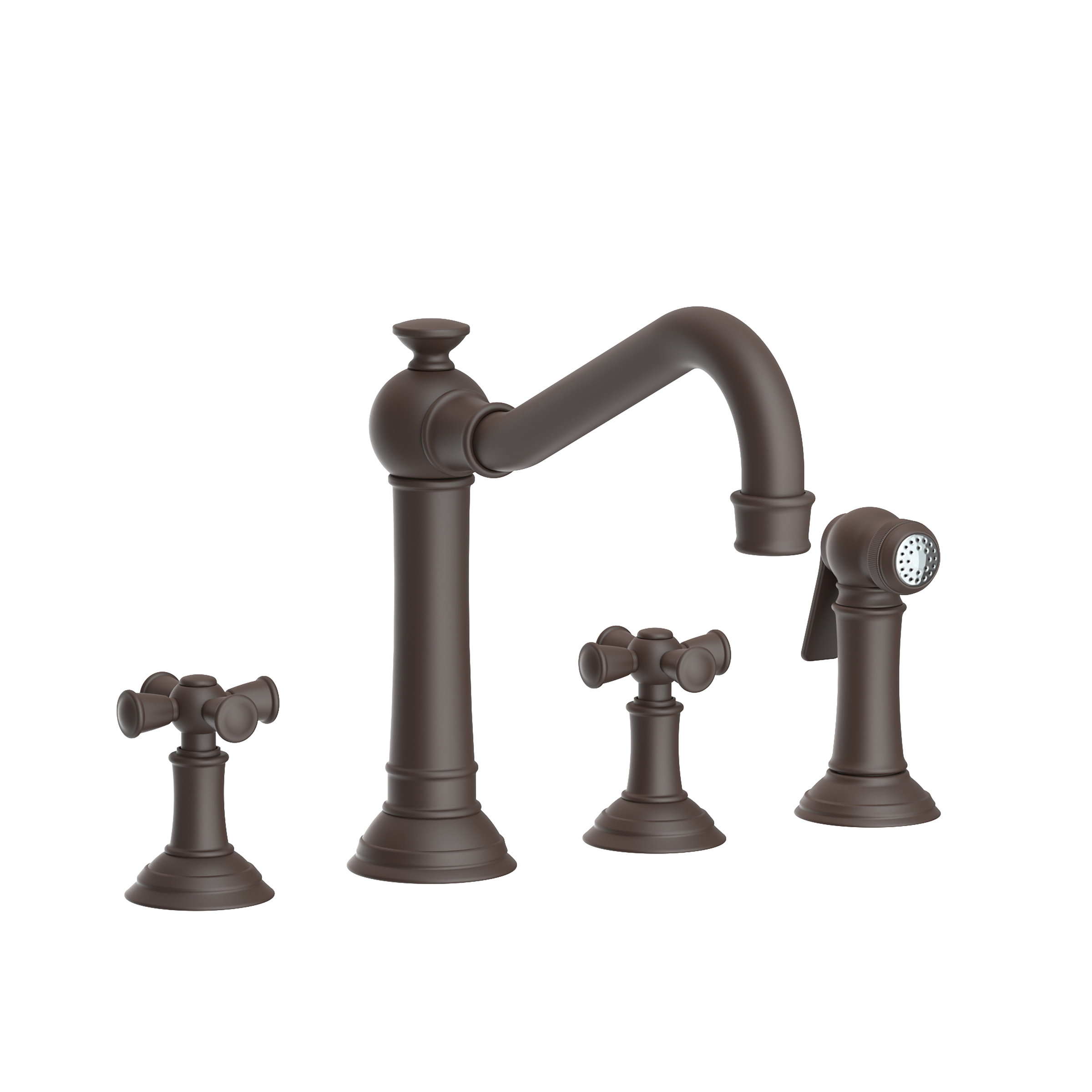 Newport Brass Jacobean Kitchen Faucet with Side Spray Wayfair