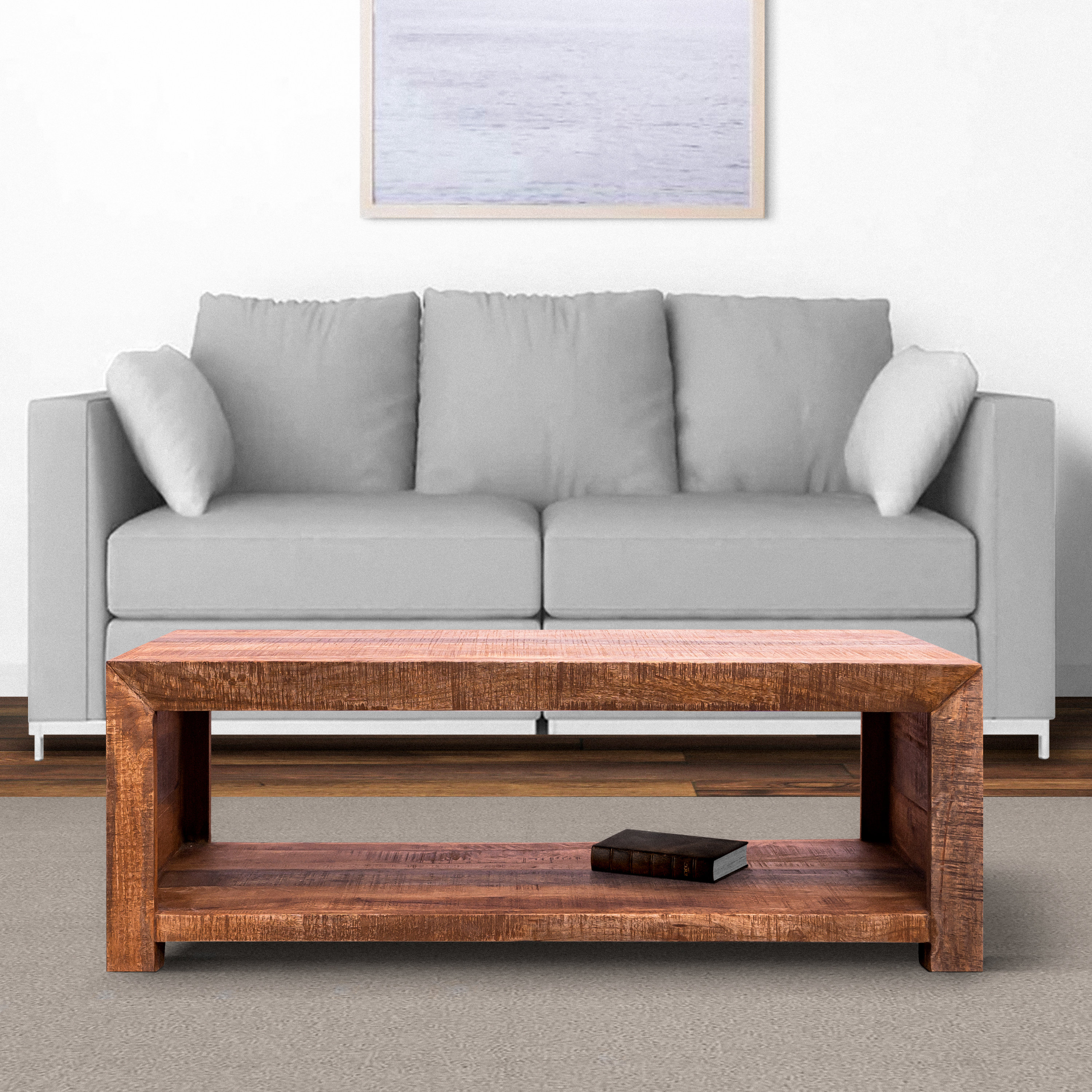 Loon Peak® Anneshia 4 Legs Coffee Table with Storage Wayfair