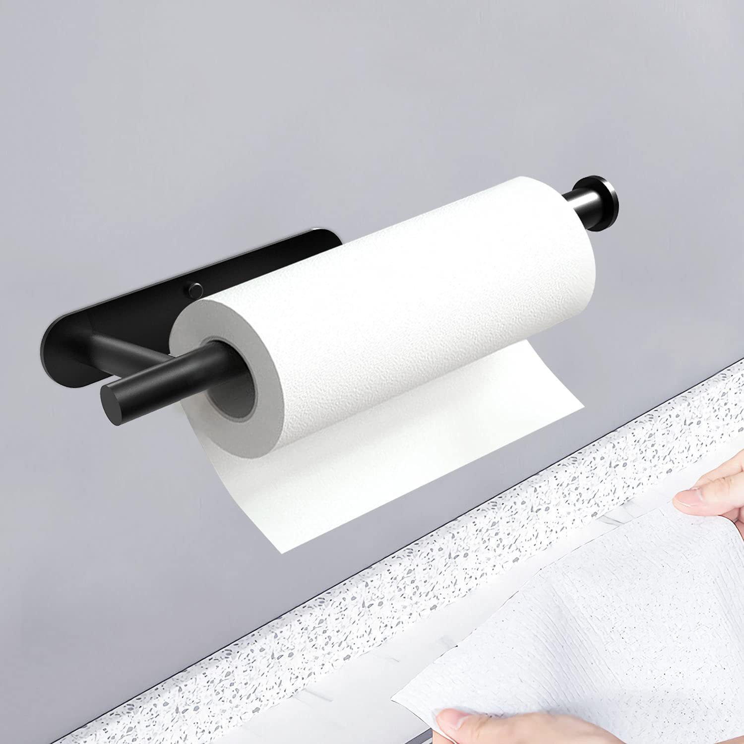 Sayayo Toilettenpapierhalter Ohne Bohren Edelstahl Schwarz Selbstklebend 2 397079259825