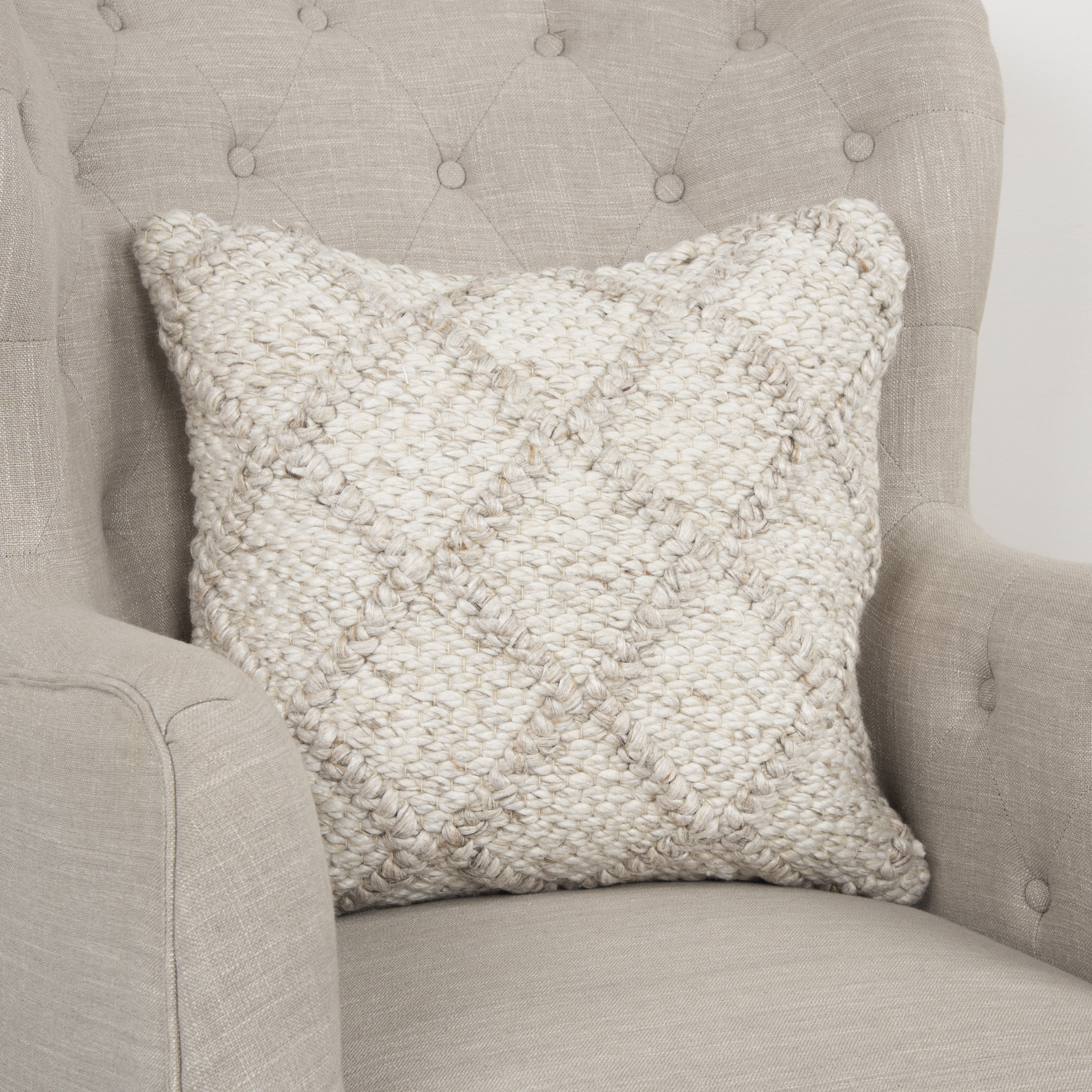 Donny Osmond Geometric Wool Blend Throw Pillow Wayfair