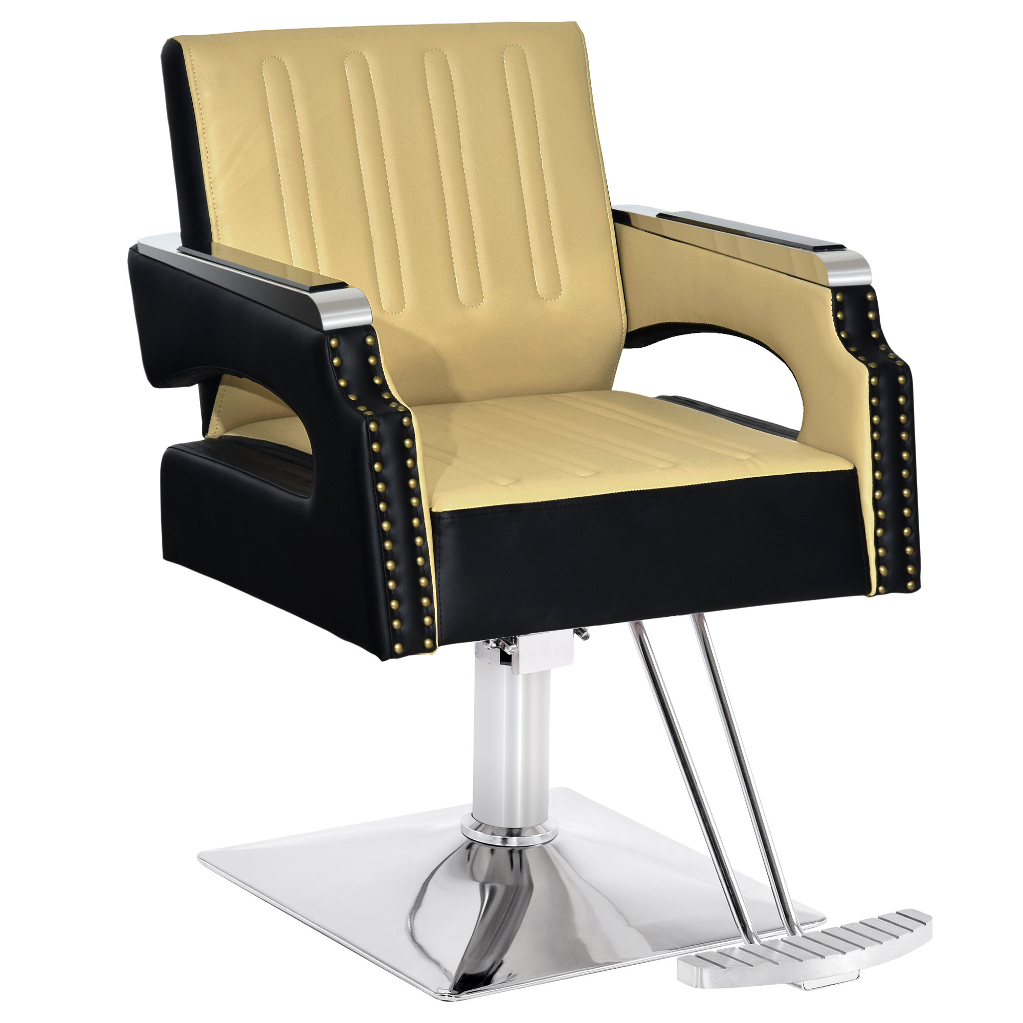 Orren Ellis Barberpub Salon Chair For Hair Stylist, All Purpose Classic  Hydraulic Barber Styling Chair, Beauty Spa Equipment 8817C (6