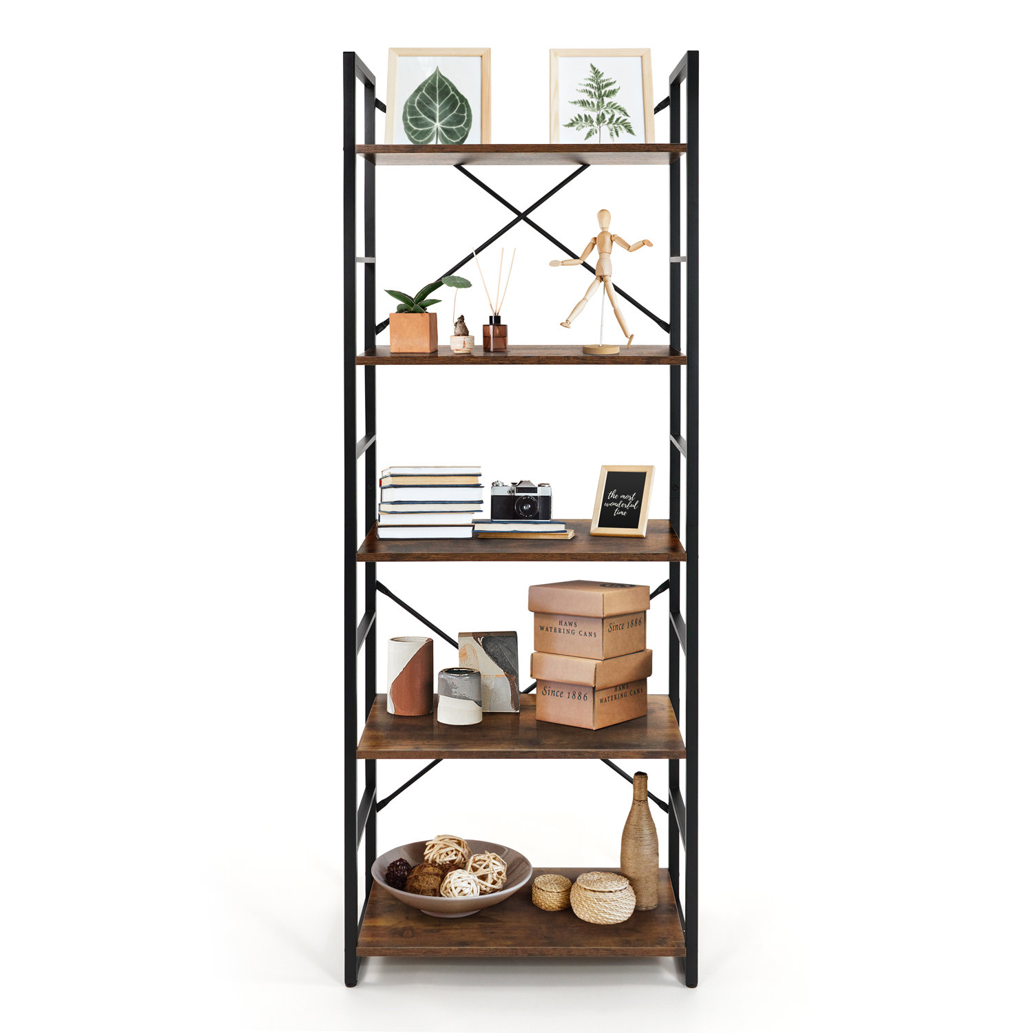 17 Stories 62.2'' H x 23.6'' W Steel Standard Bookcase Wayfair
