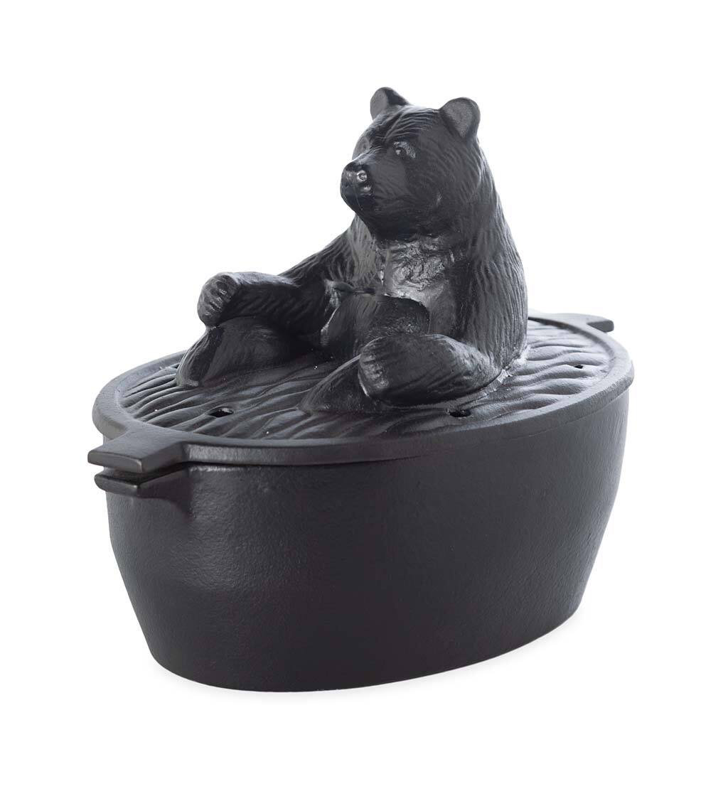 Plow & Hearth Bear in Bath Wood Stove Steamer Wayfair