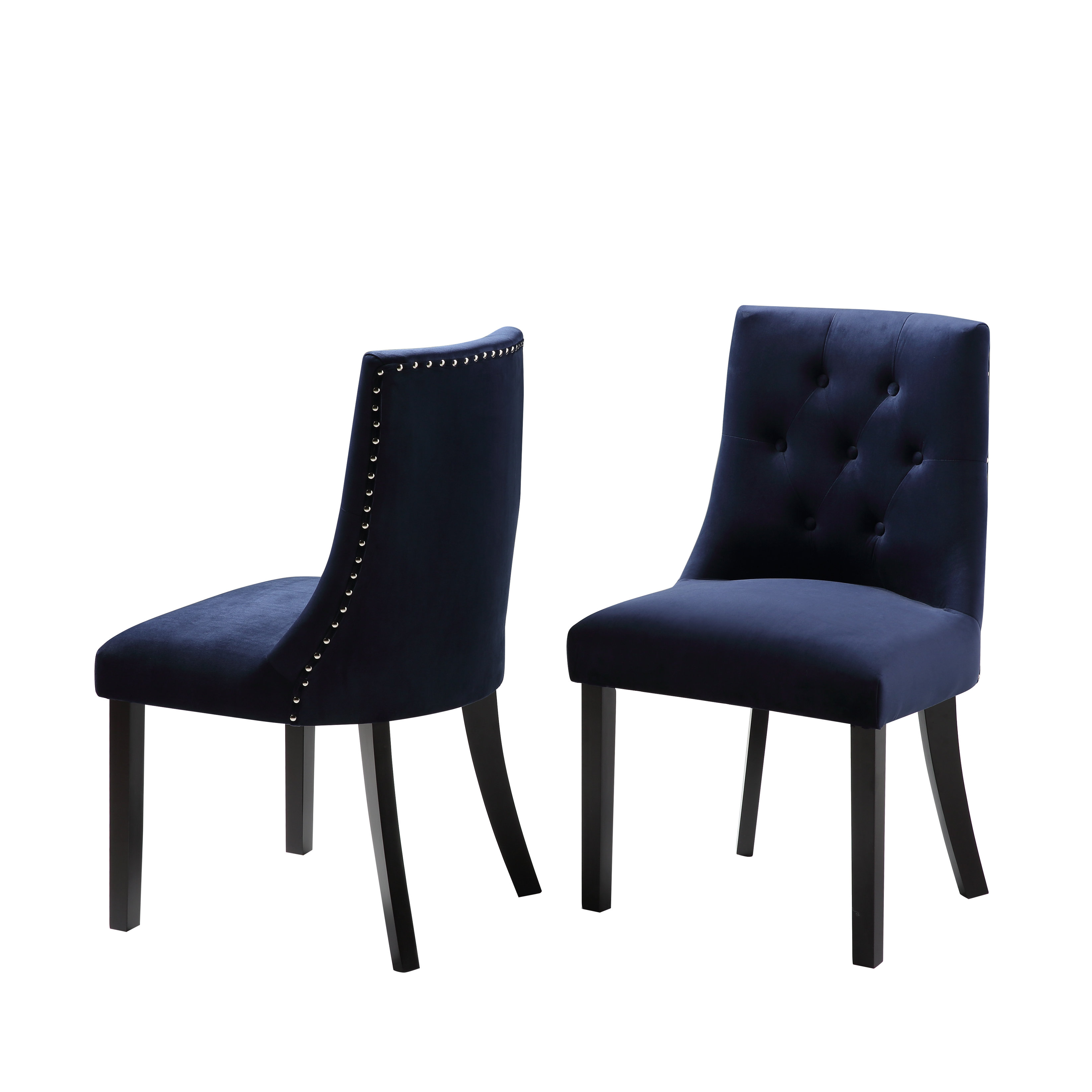 Etta Avenue™ Bobigny Tufted Velvet Parsons Chair & Reviews Wayfair