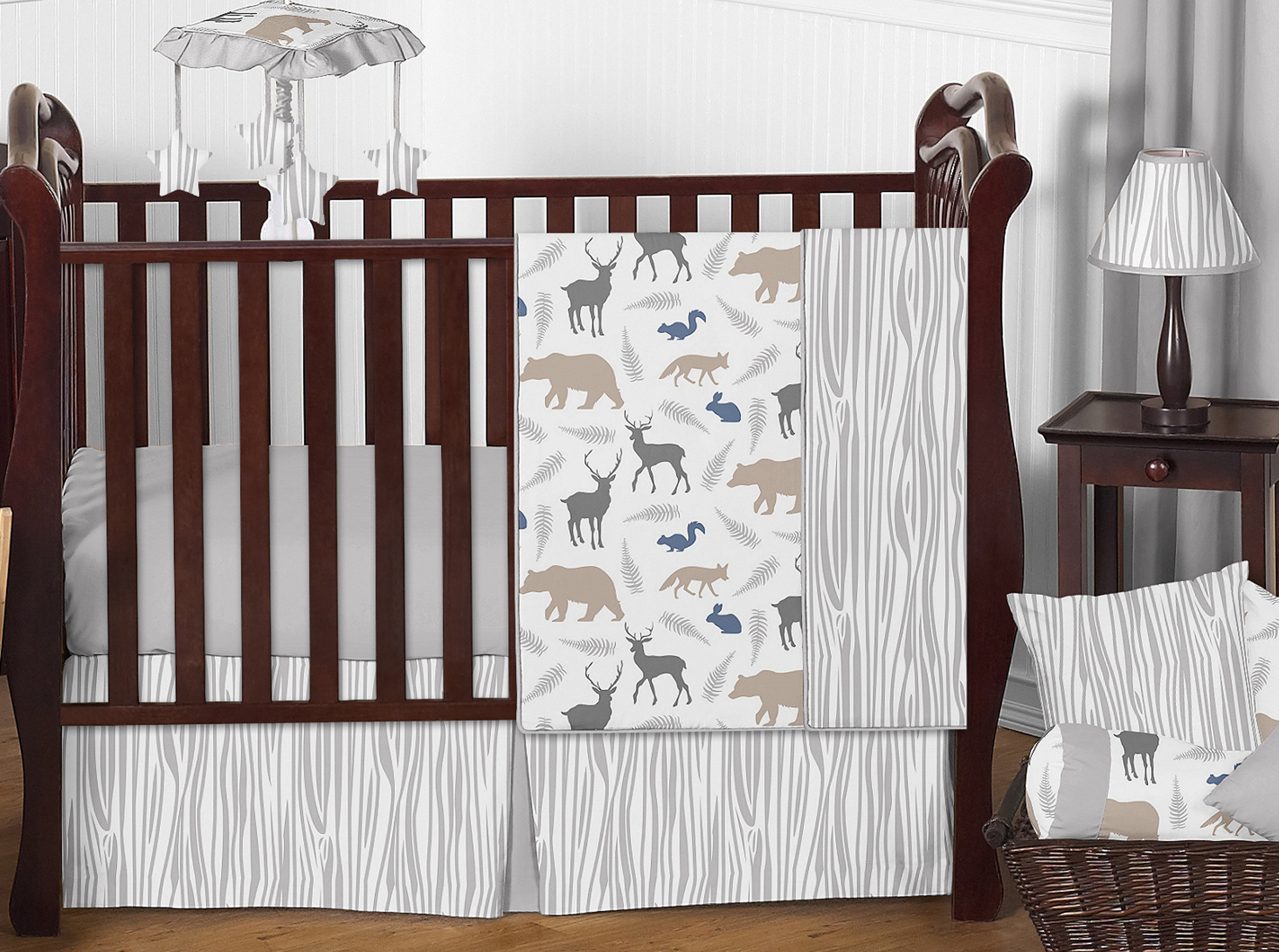Sweet Jojo Designs Woodland Reversible 