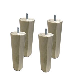 3" Height Solid wood Replacement Furniture Leg Set of 4 