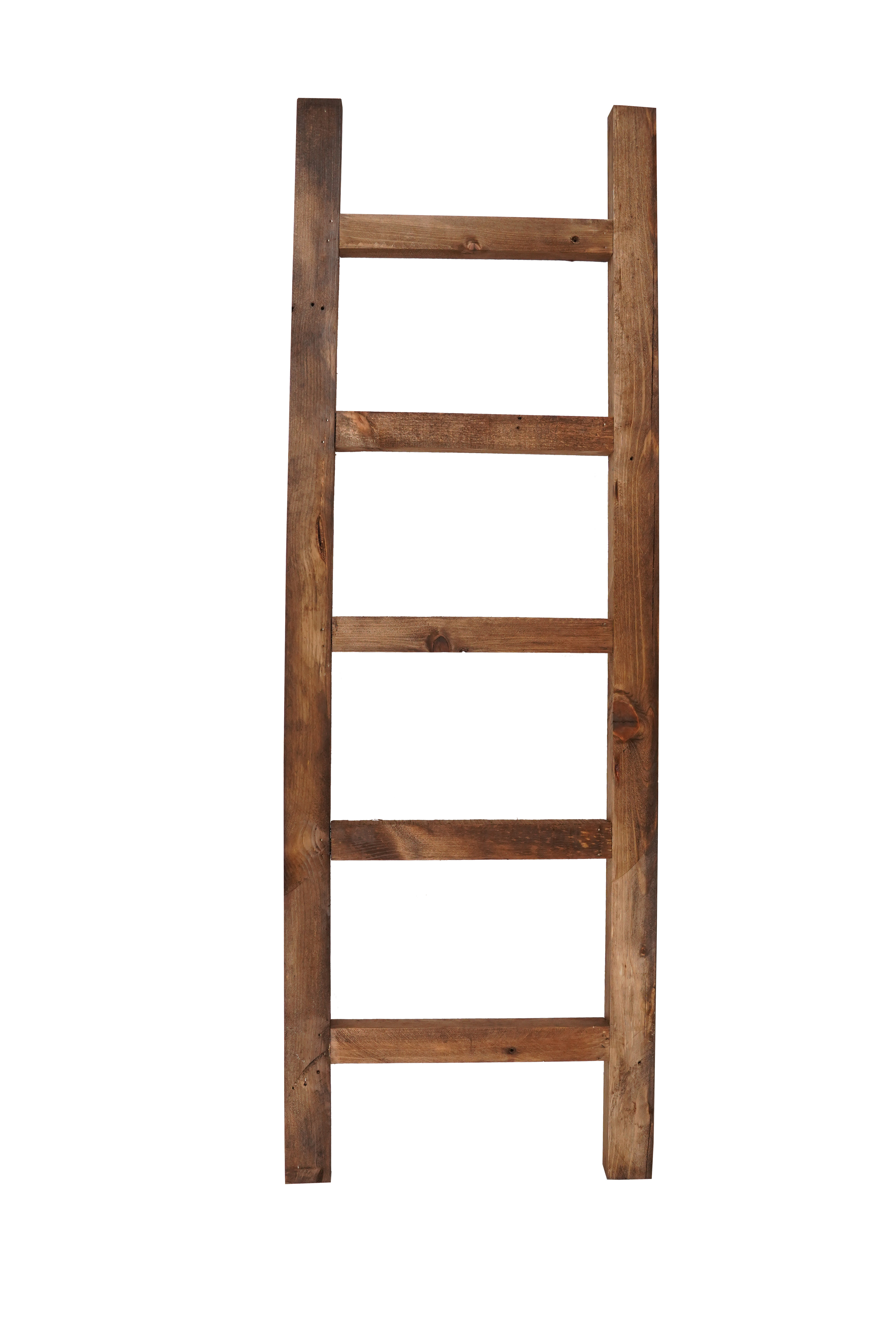 Gracie Oaks 48'' Tall Solid Wood Blanket Ladder Wayfair