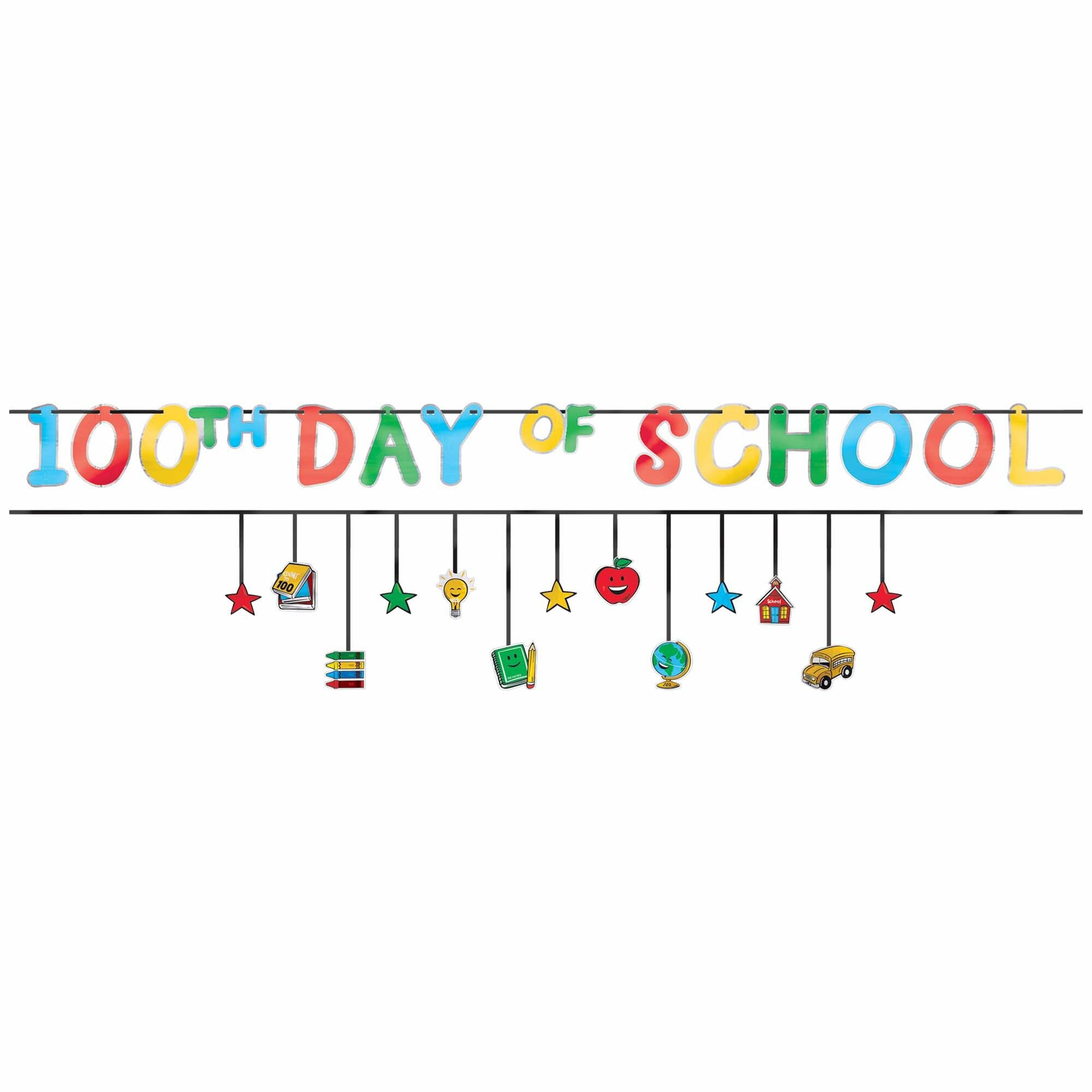 Amscan 100Th Day of School Banner | Wayfair