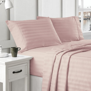 Pink Striped Sheets \u0026 Pillowcases 