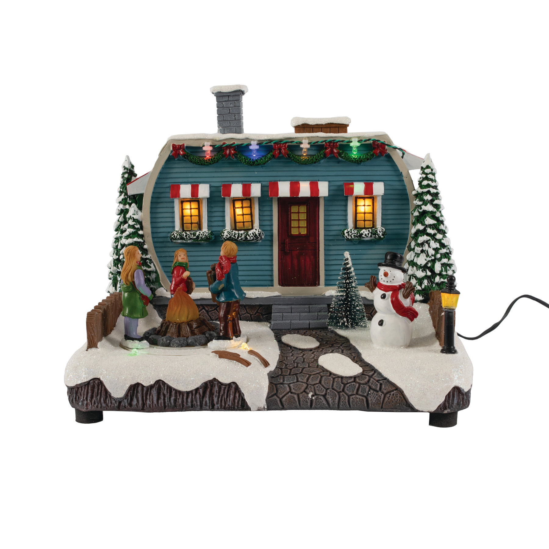 The Holiday Aisle® Animated Christmas Village Light Up Camper Wayfair