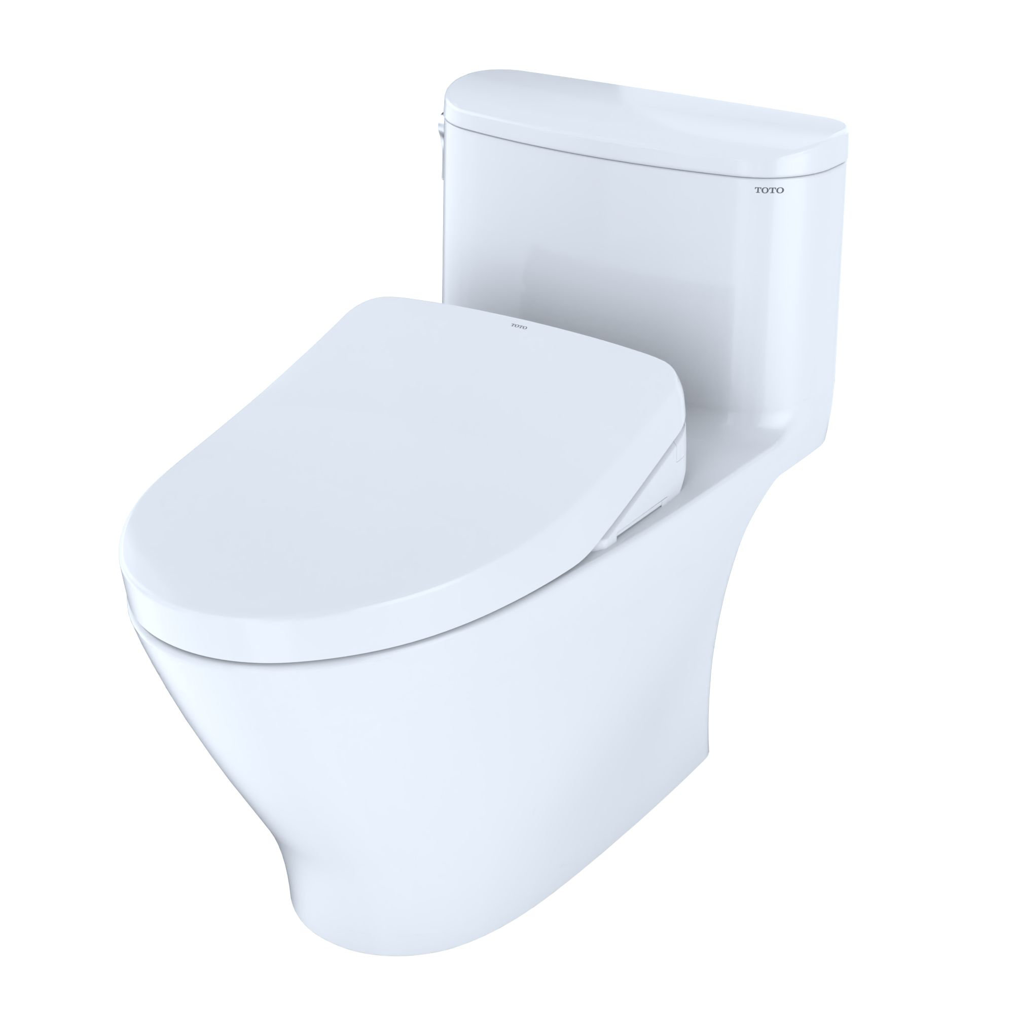 TOTO WASHLET® Toilets 1.28 Gallons Per Minute GPF Elongated Chair Height  Floor Mounted One-Piece Toilet (Seat Included)