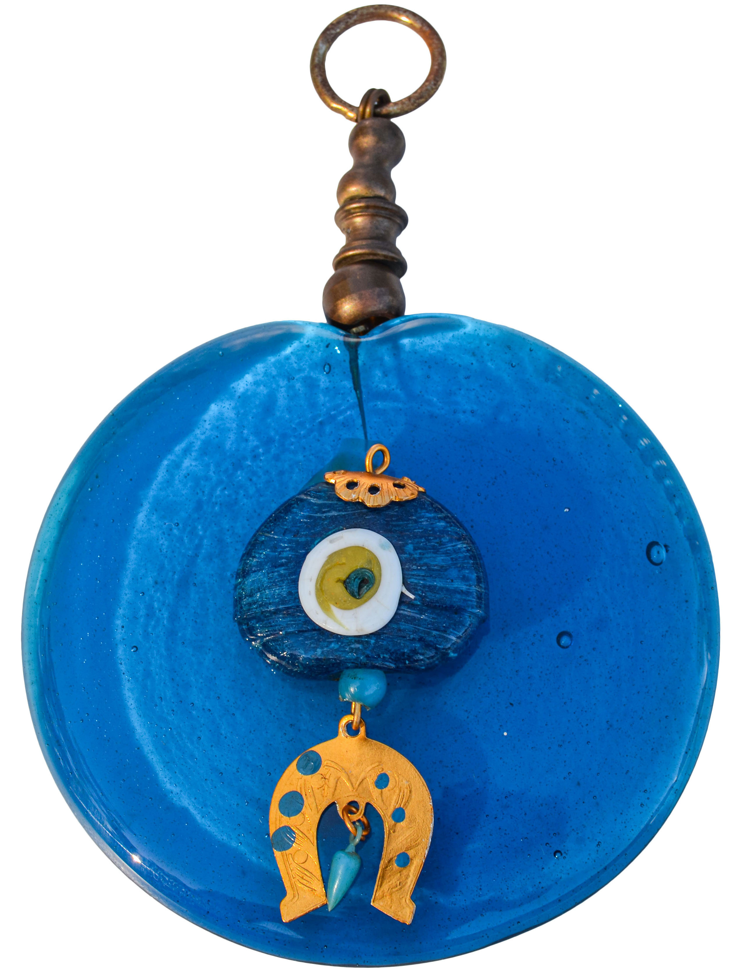 The Moroccan Room Blue Glass Wall Decor Wayfair