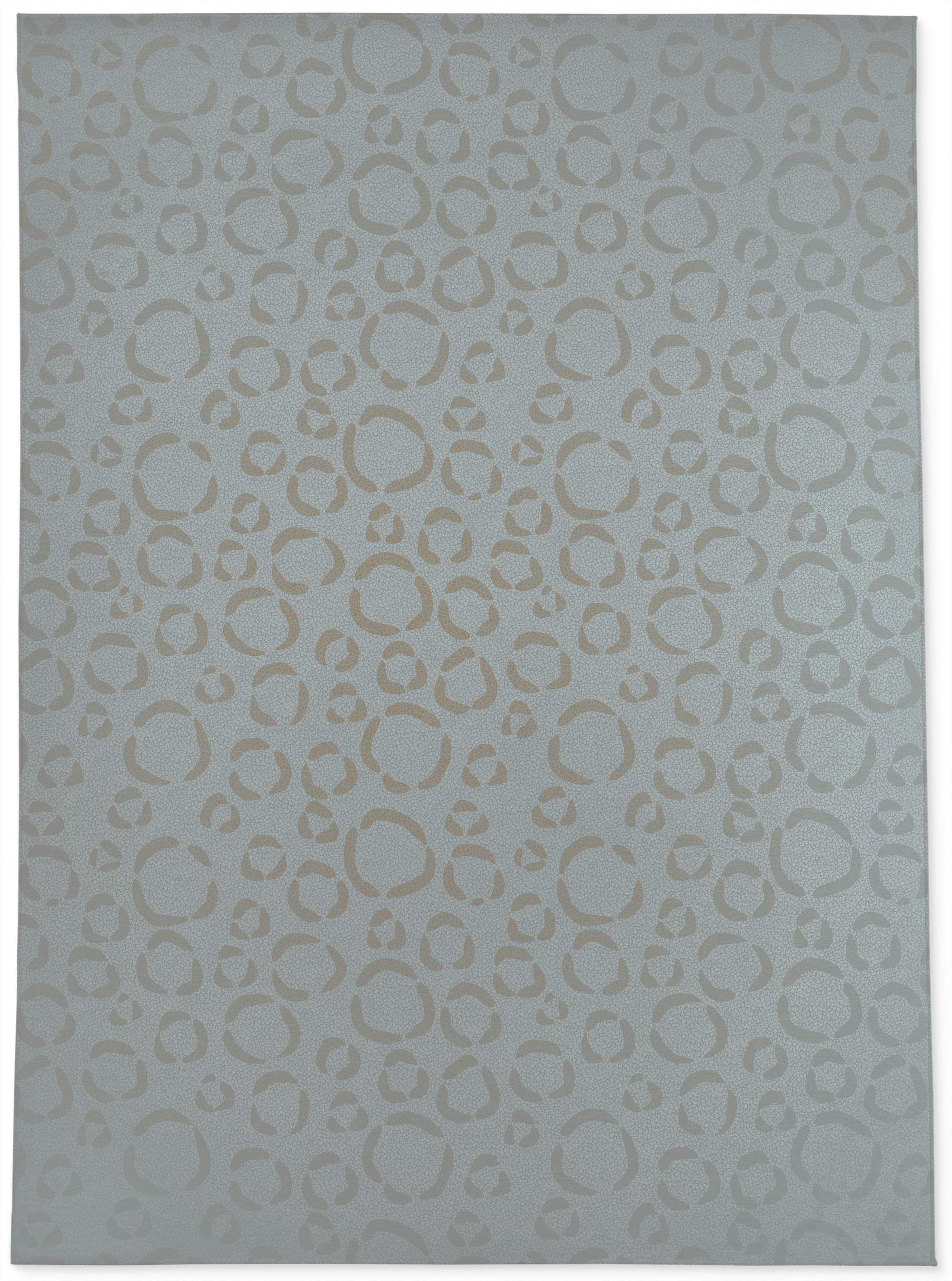 Kavka Cheetah Dots Dusty Blue Kitchen Mat Wayfair