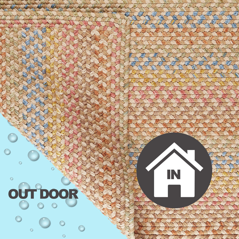 World Menagerie Angelinea Handmade Khaki Indoor/Outdoor Rug | Wayfair