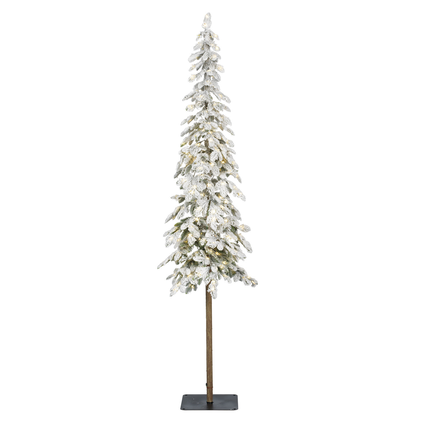The Holiday Aisle® Faux Pine Tree in Metal Free Standing Wayfair