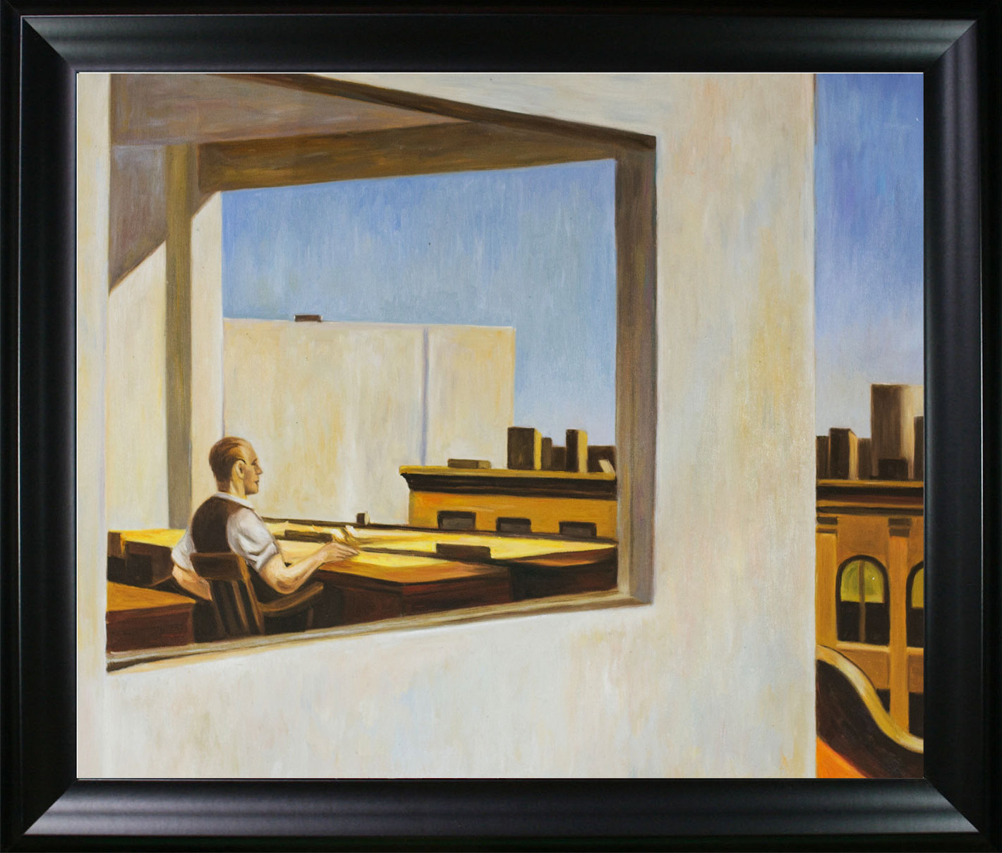 Rosalind Wheeler Office In A Small City, 1953 by Edward Hopper