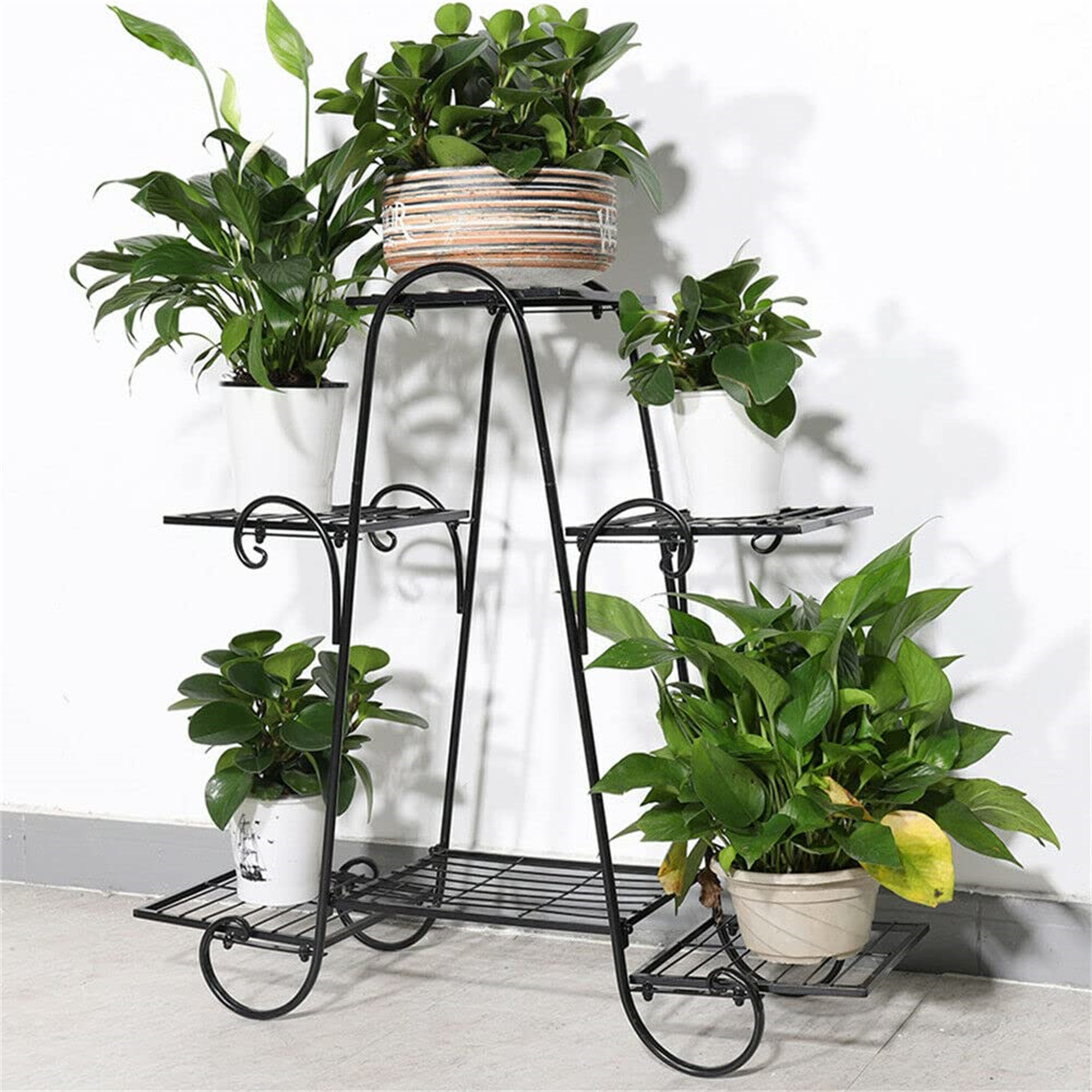 ClassicLiving Berrin Rectangular Etagere Plant Stand Wayfair.co.uk