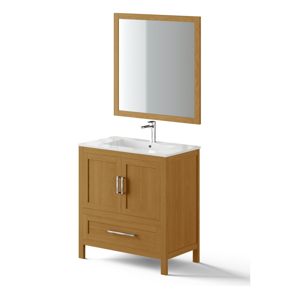 Northglenn 3 Stück 801mm Waschtisch & Spiegel Sets