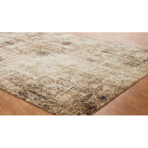 Williston Forge Hoddesd Performance Ivory Rug & Reviews | Wayfair