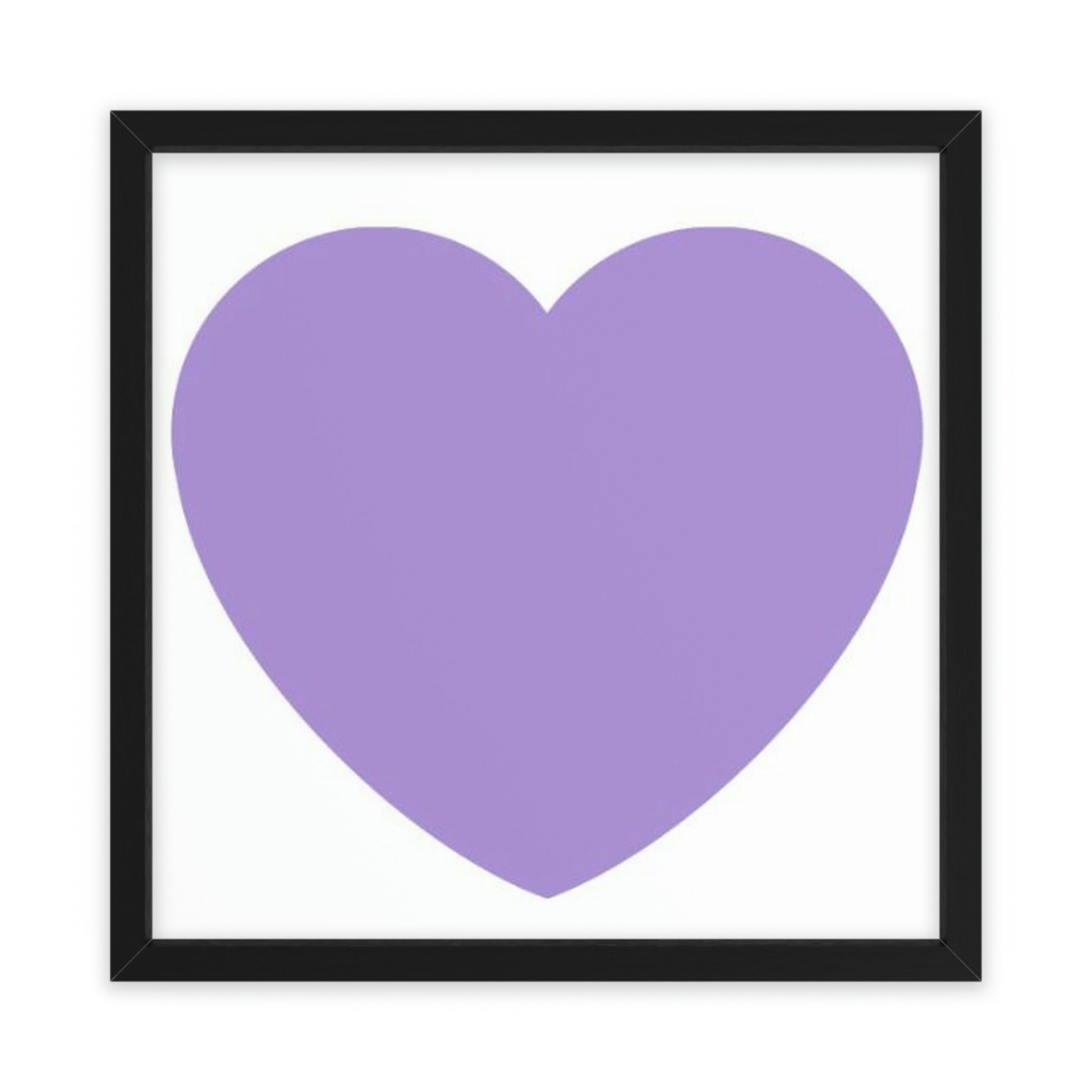 Latitude Run® Purple Heart Picture Frame Illustration Wayfair
