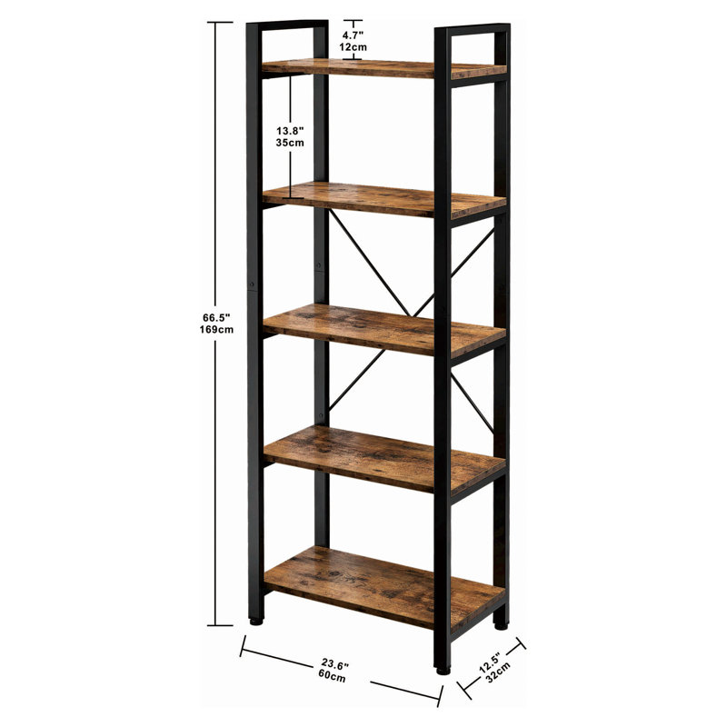 17 Stories Dumt Ladder Bookcase & Reviews | Wayfair