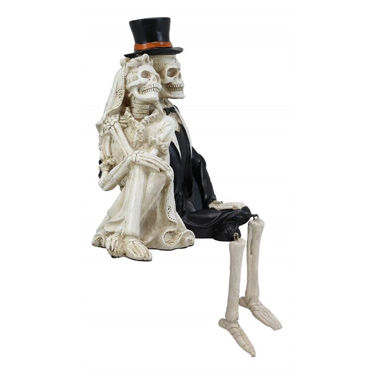 NEW Design Toscano Day of the Dead Skeleton Bride and Groom Statue SHIPS FREE 