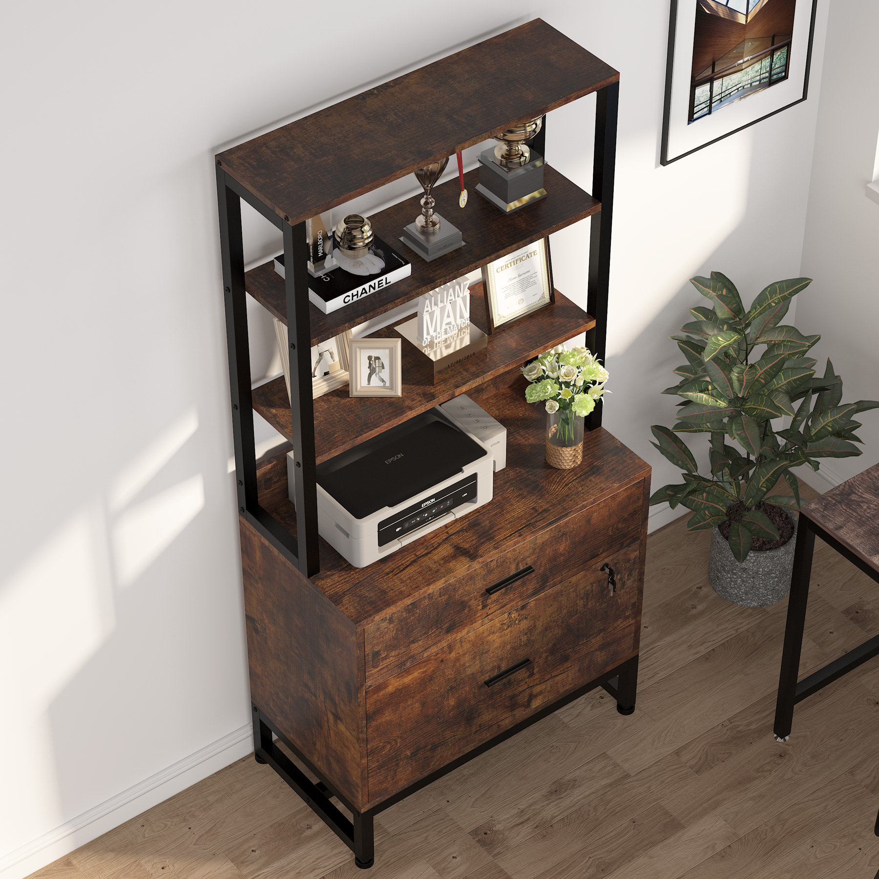 17 Stories Brettley 2Drawer Vertical Filing & Reviews Wayfair