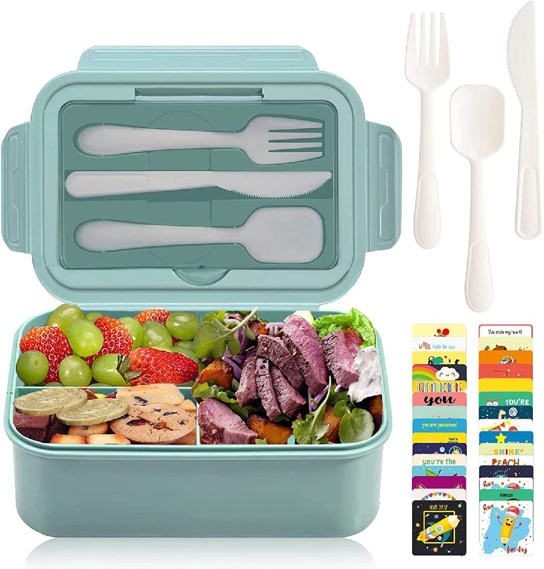 3 Compartment Lunch Bento Box Picnic Food Fruit Storage Microwave Container ！ 