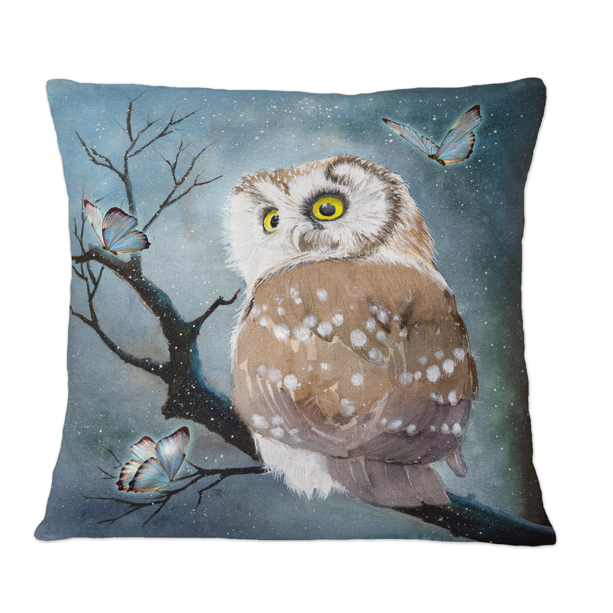 owl couch pillows