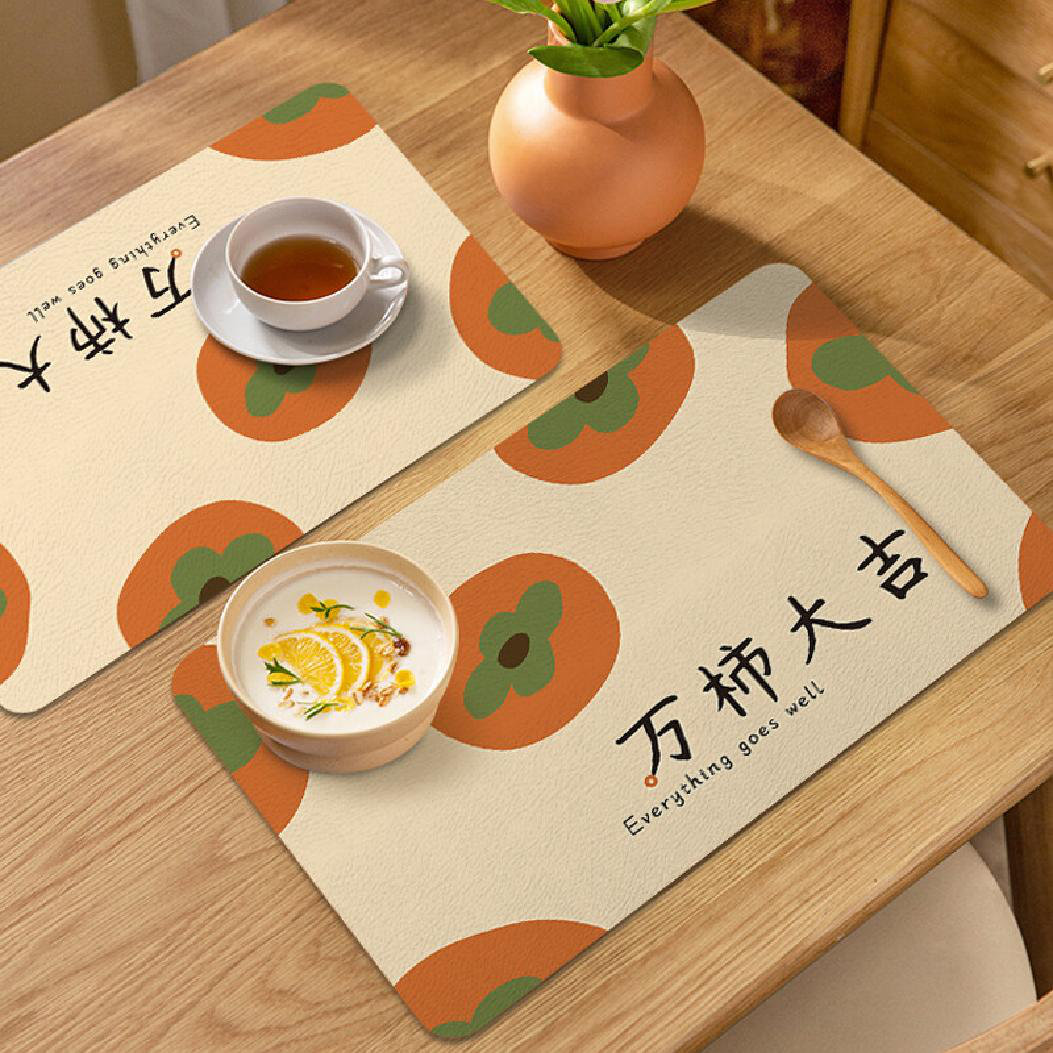 Umber Rea 2 Piece Leather Placemat Set Wayfair