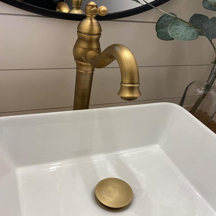 Antique Copper Swivel Spout Kitchen Sink Mixer Bathroom Basin Faucet 1 Hole Taps 