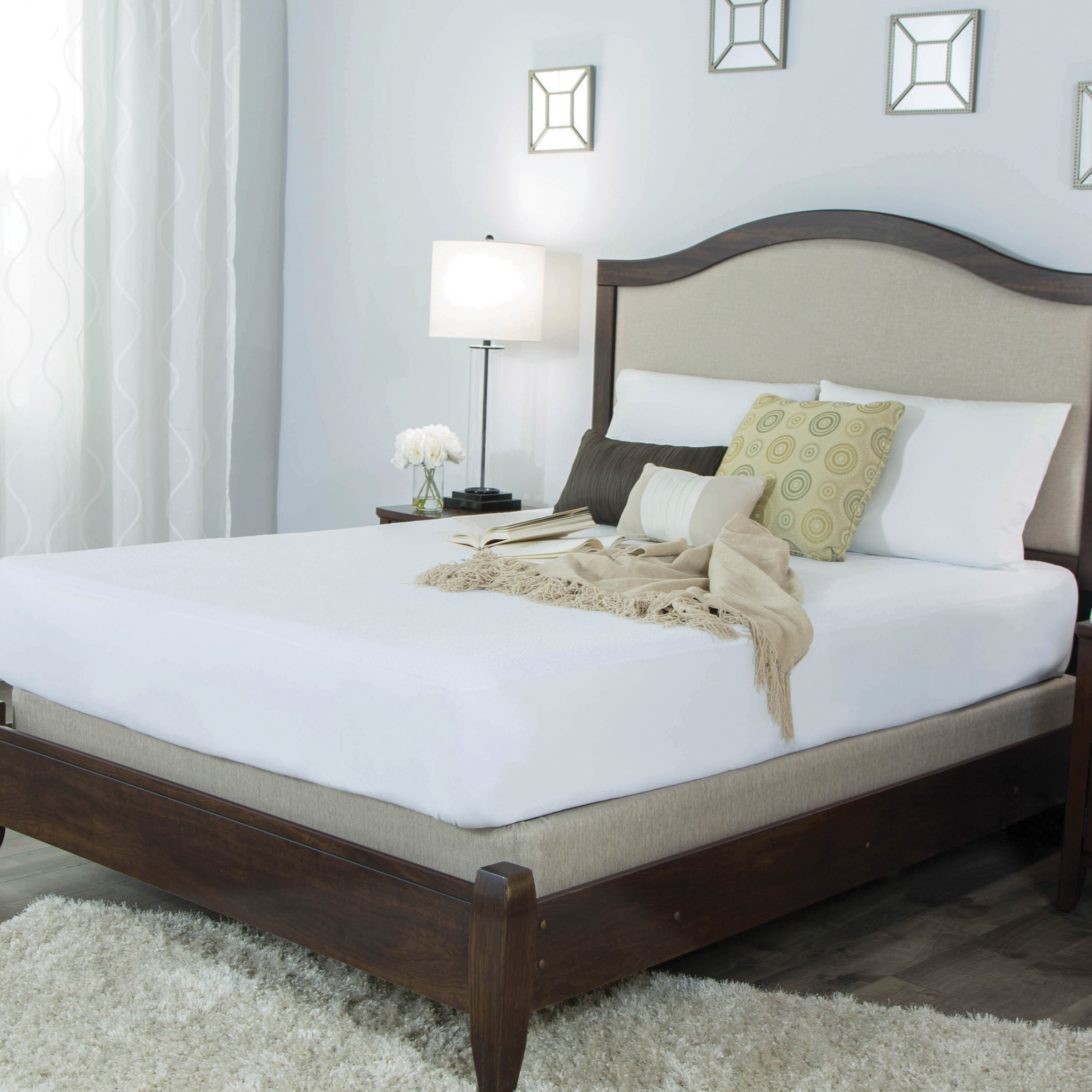 ProtectABed Hypoallergenic and Waterproof Fitted Mattress Protector