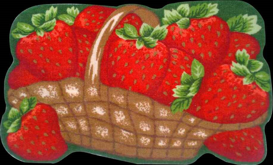 August Grove® Sitton Strawberries Kitchen Mat & Reviews Wayfair