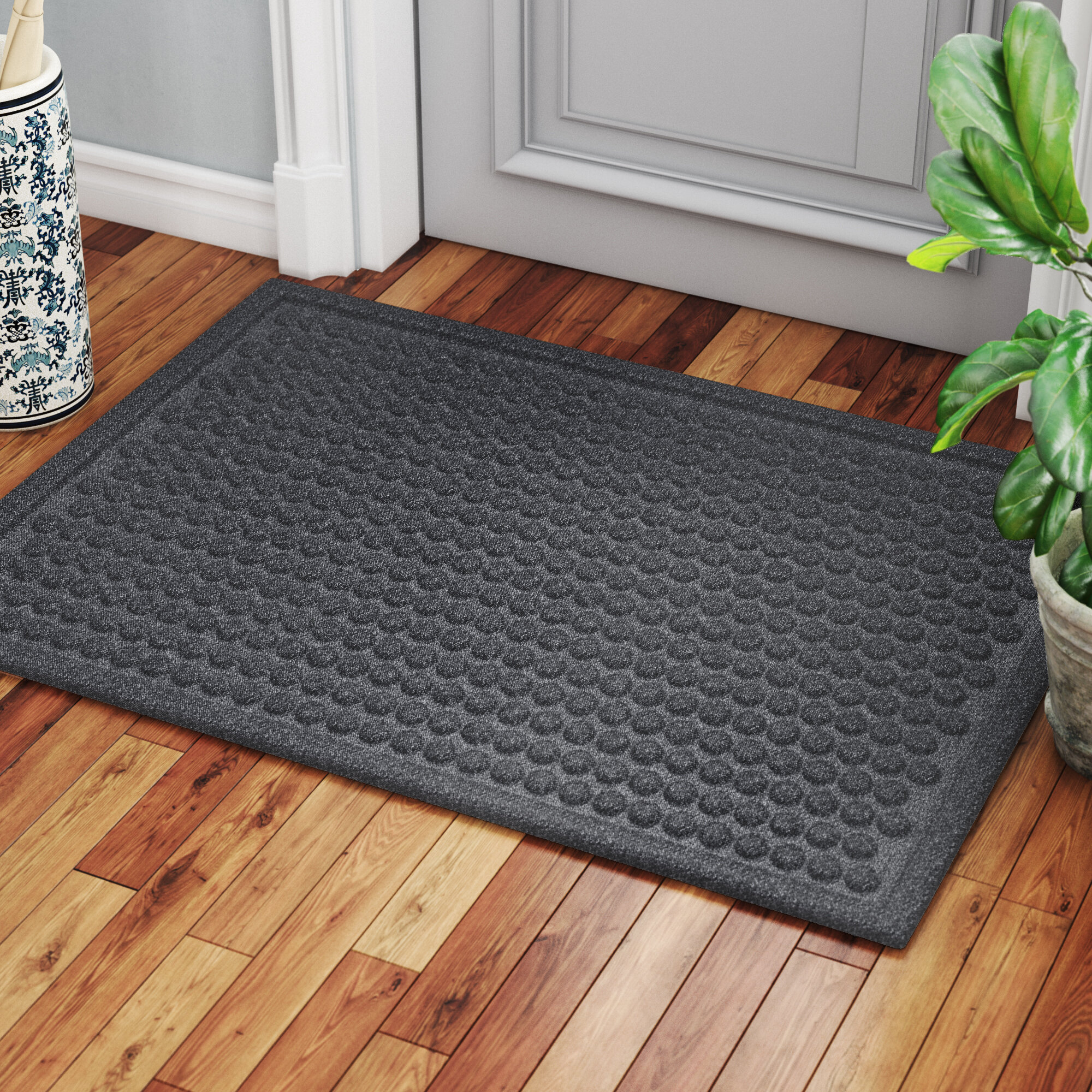 Polyester rug Door Matfor Indoor Outdoor Waterproof Easy Clean 