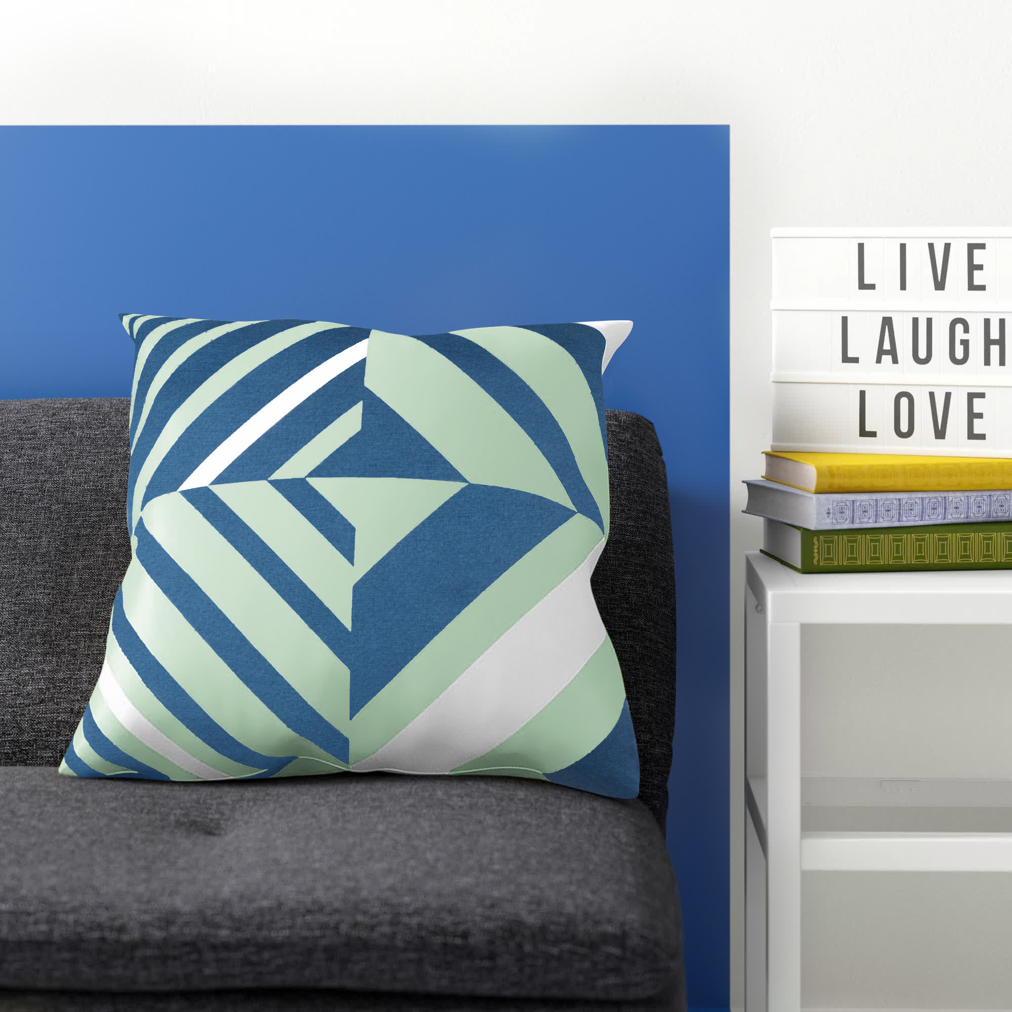 Hashtag Home Hillcrest Cotton Geometric Throw Pillow Cover & Reviews