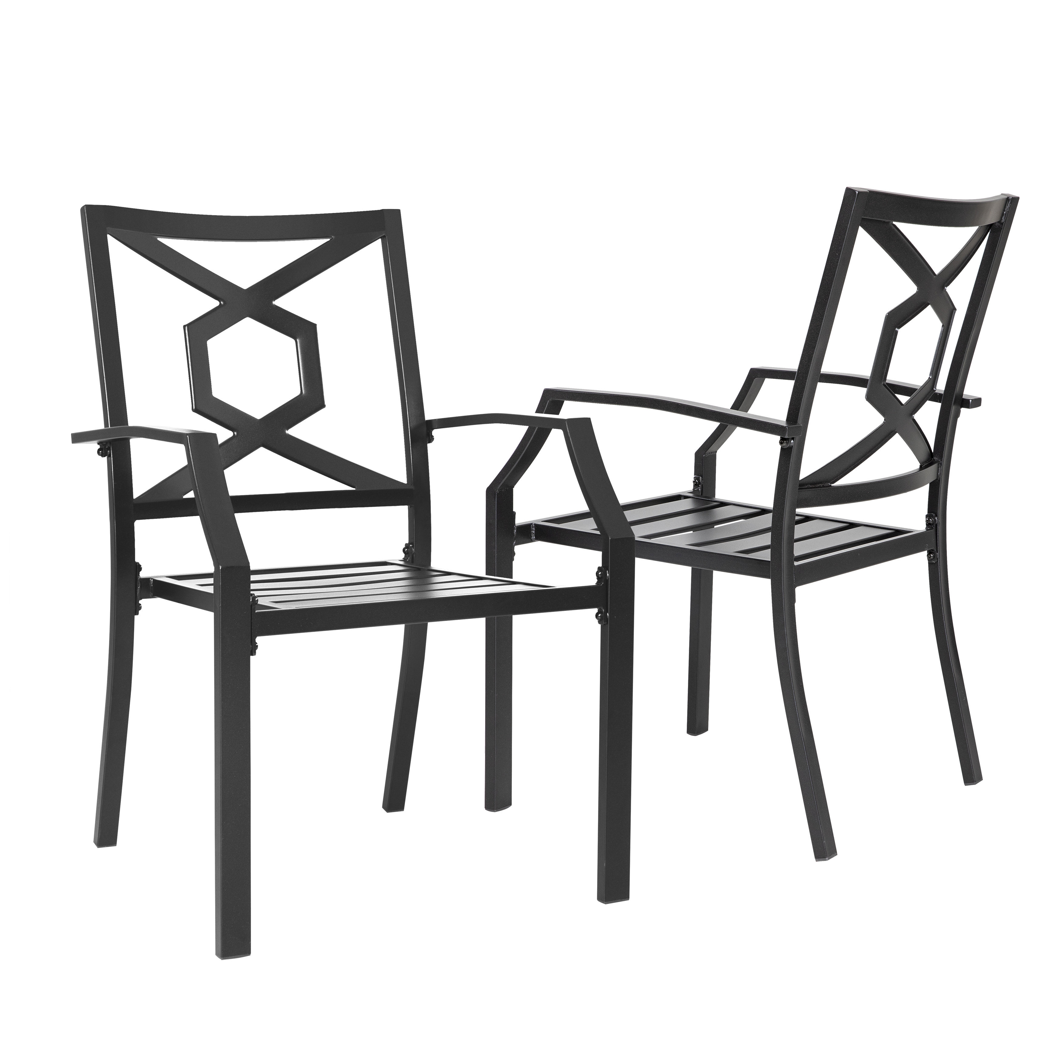 Lark Manor Iron Dining Chair Wayfair