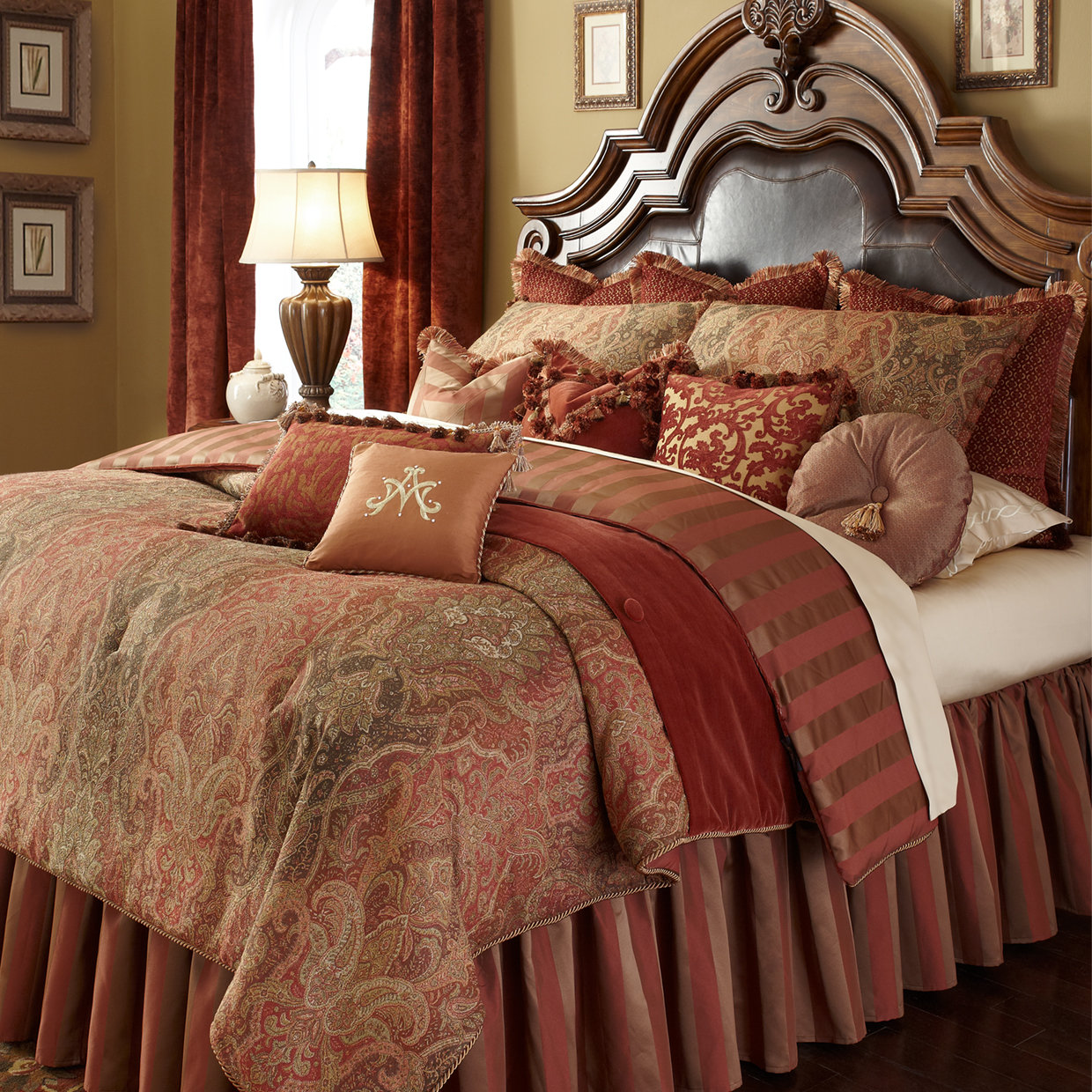 michael amini comforter set