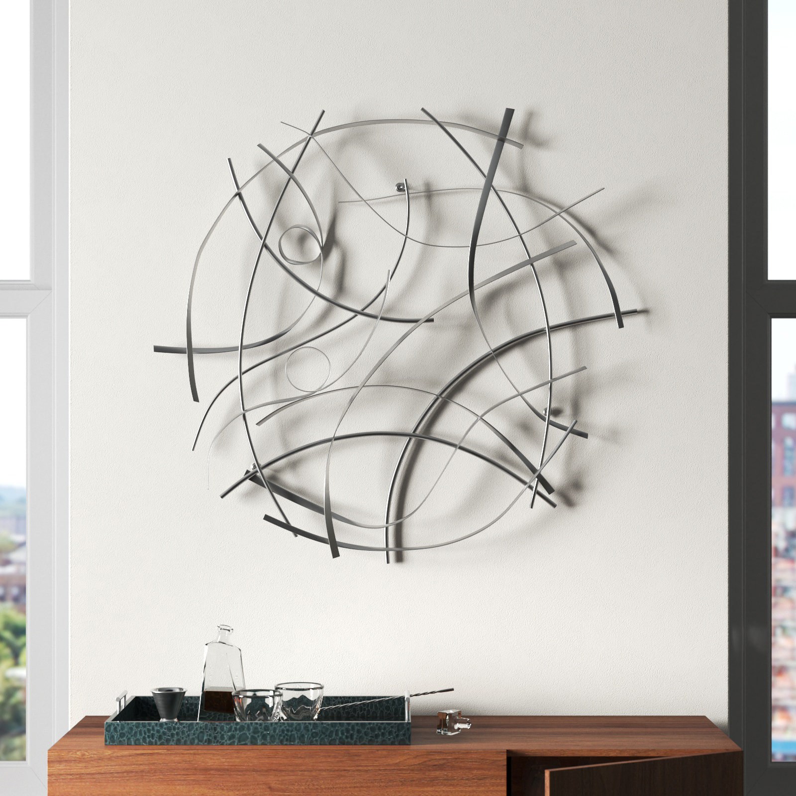 Wade Logan® Abstract Metal Wall Décor Wayfair