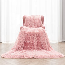 hot pink throw blanket