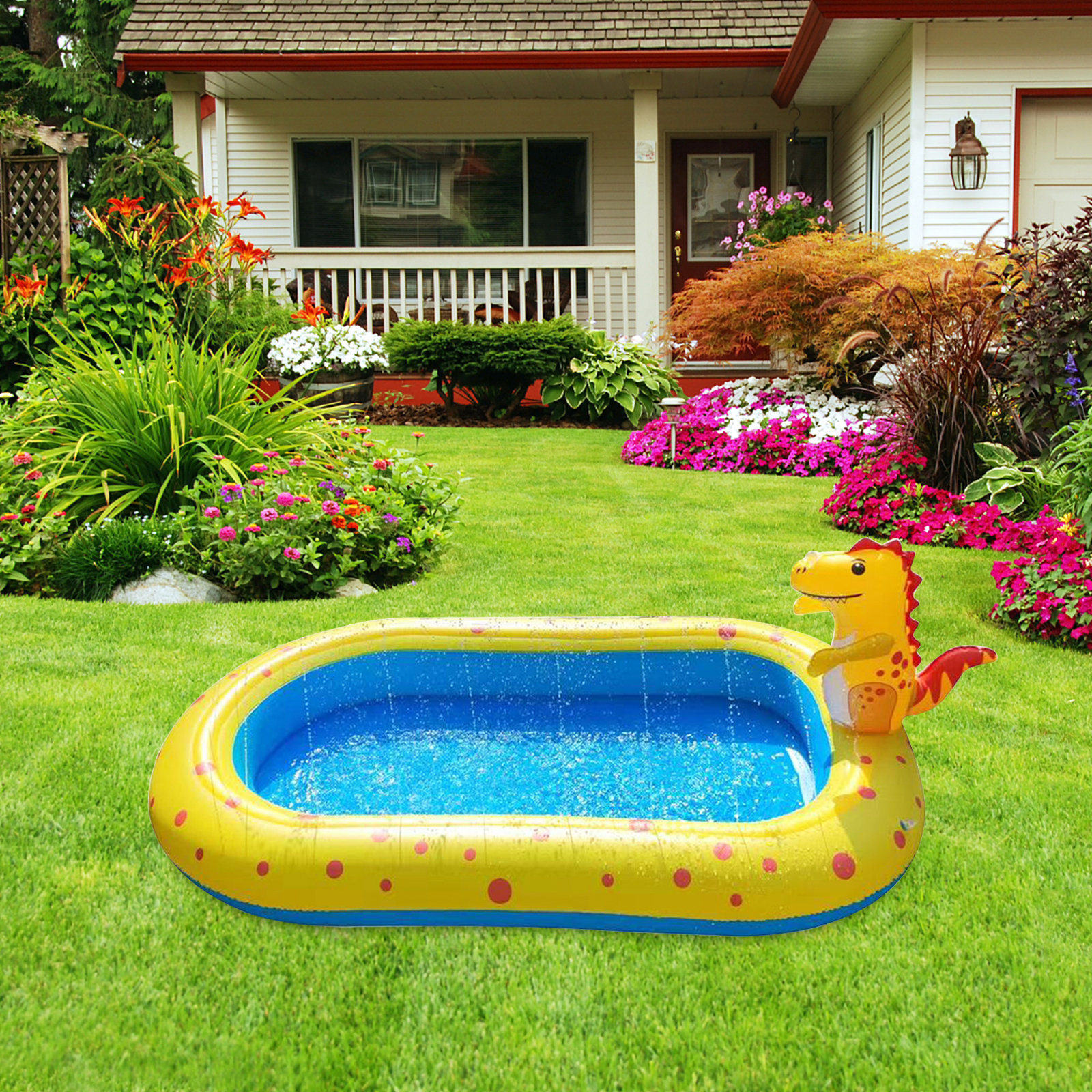 inflatable pool fountain