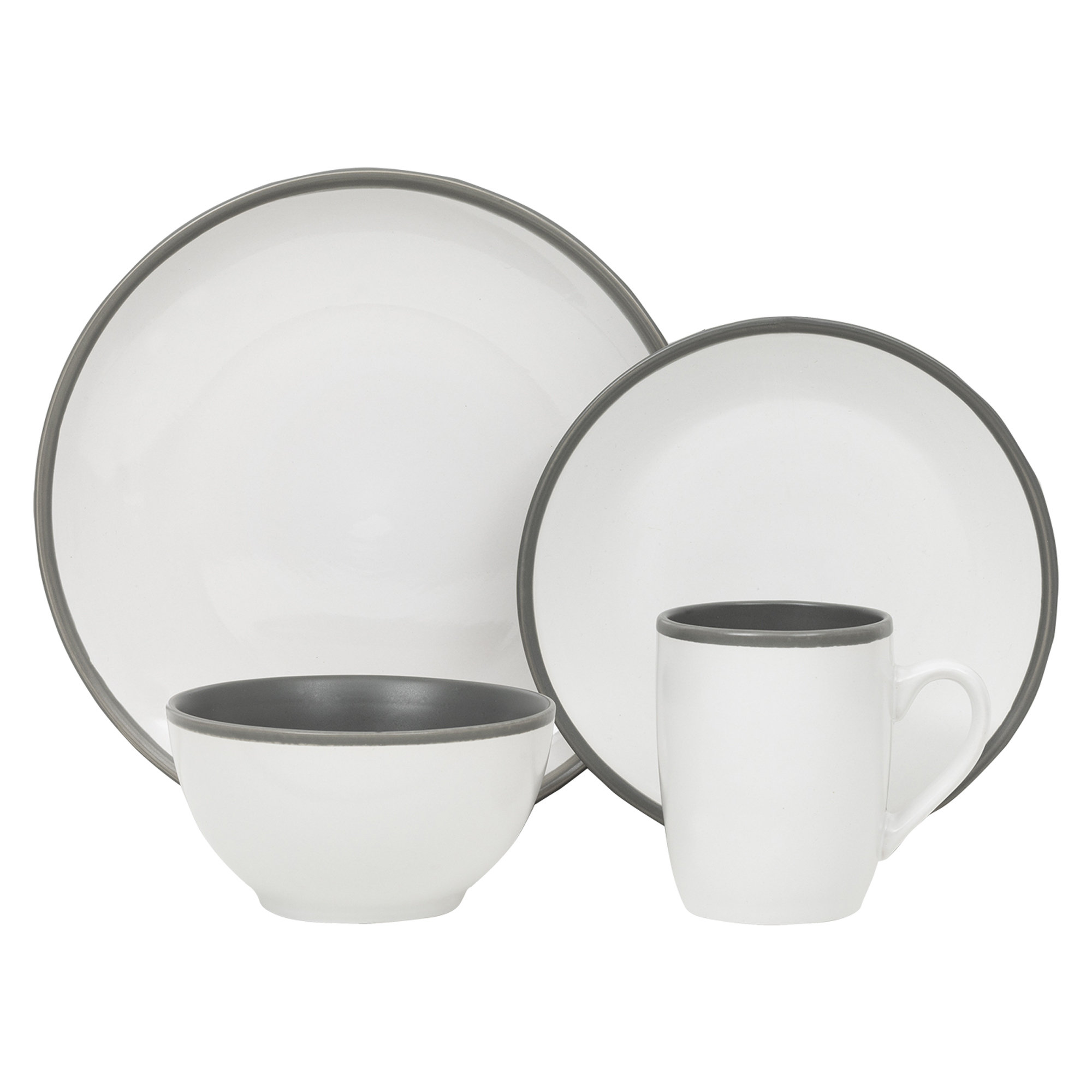 Oliver Albright Porcelain China Dinnerware Set of 16 & Reviews